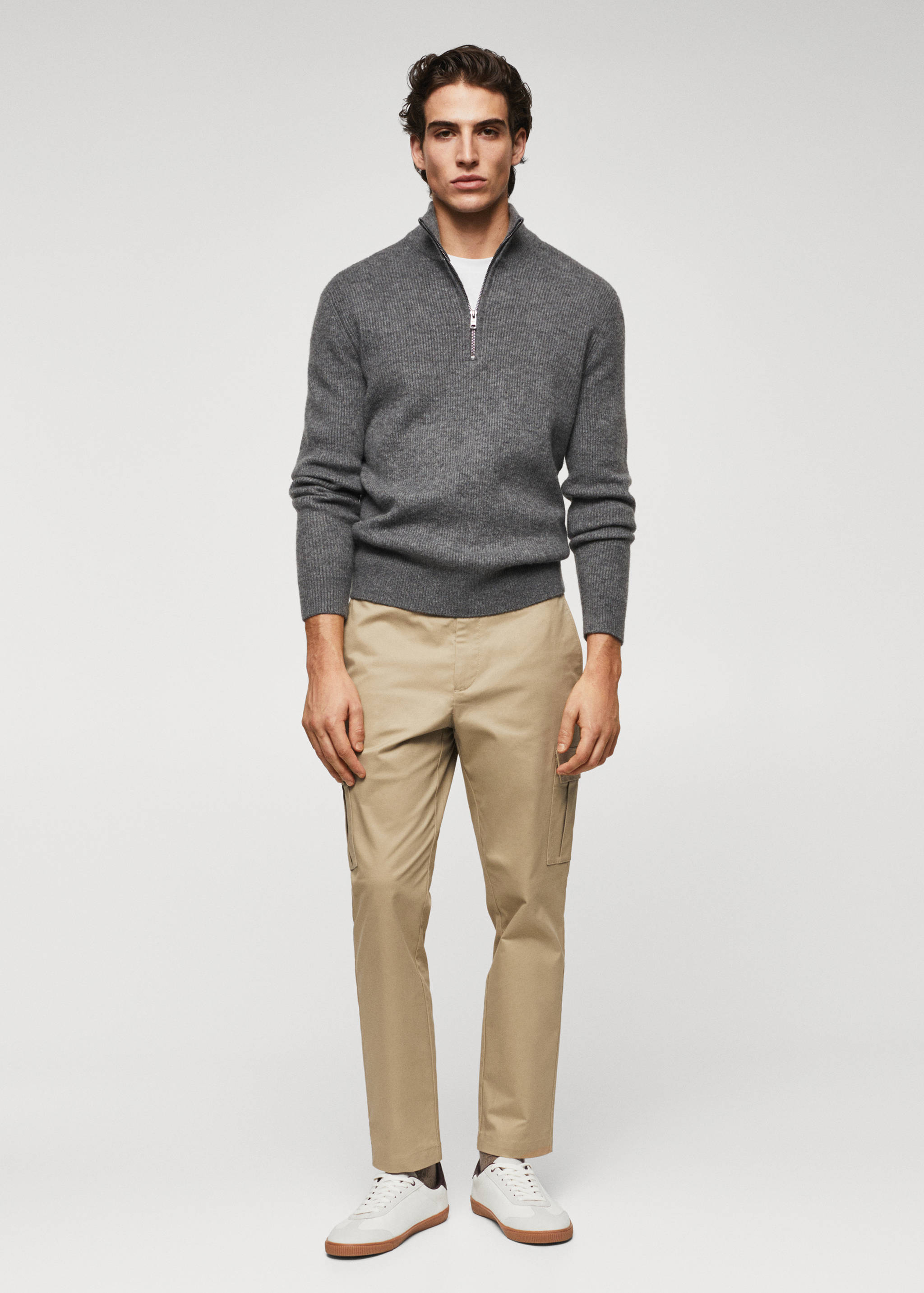 Bavlněné kalhoty s kapsami - Celkový náhled