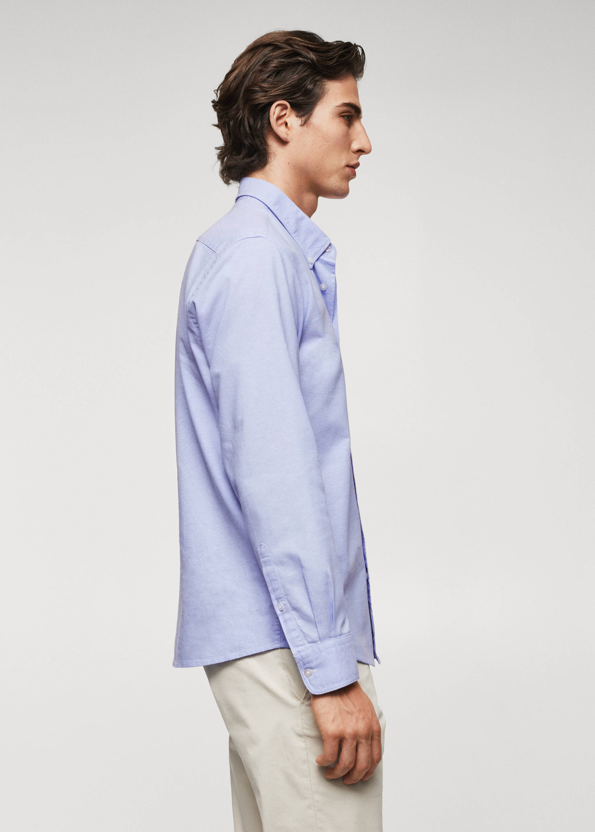 Regular fit Oxford cotton shirt - Details of the article 6