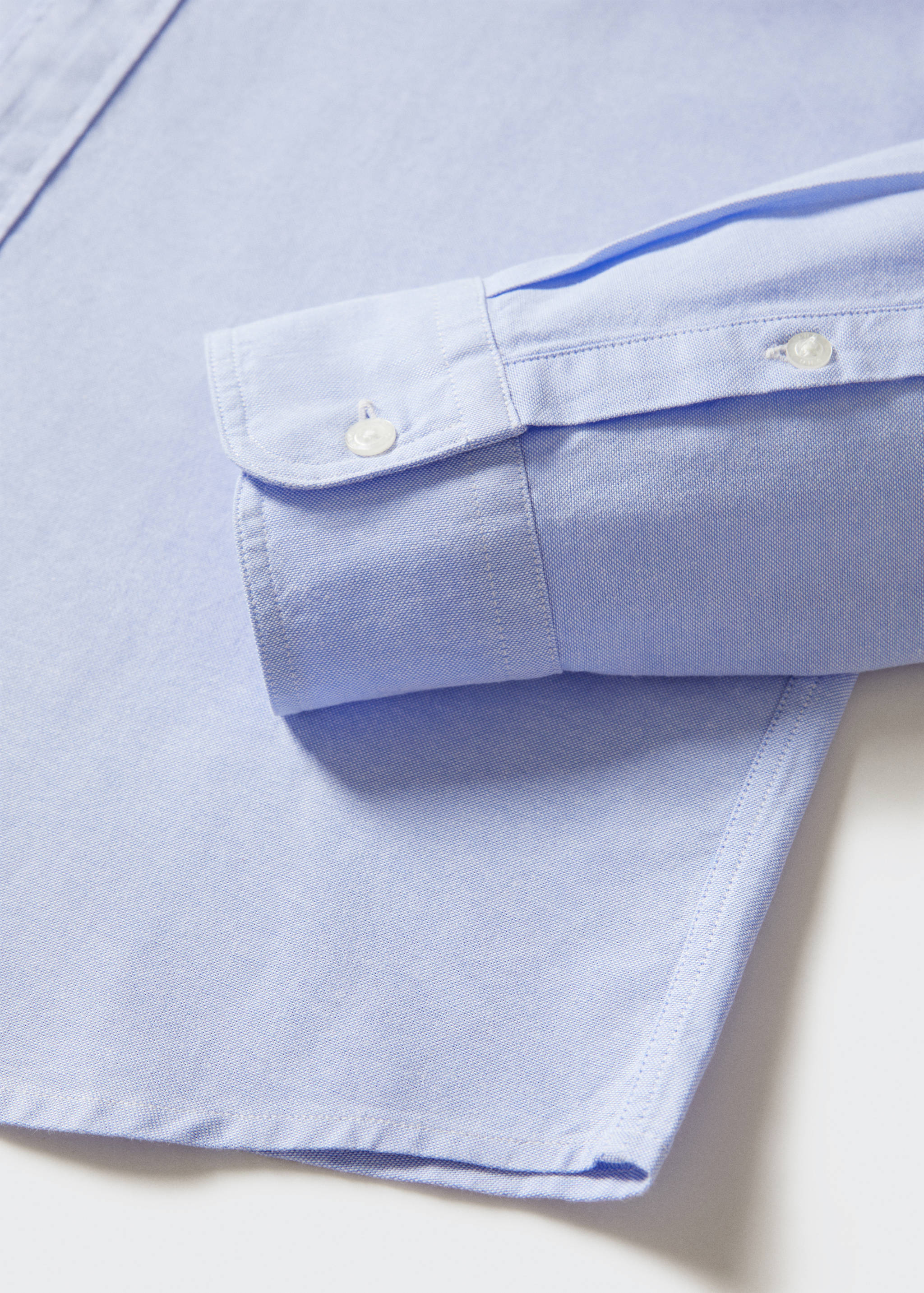 Regular fit Oxford cotton shirt - Details of the article 8