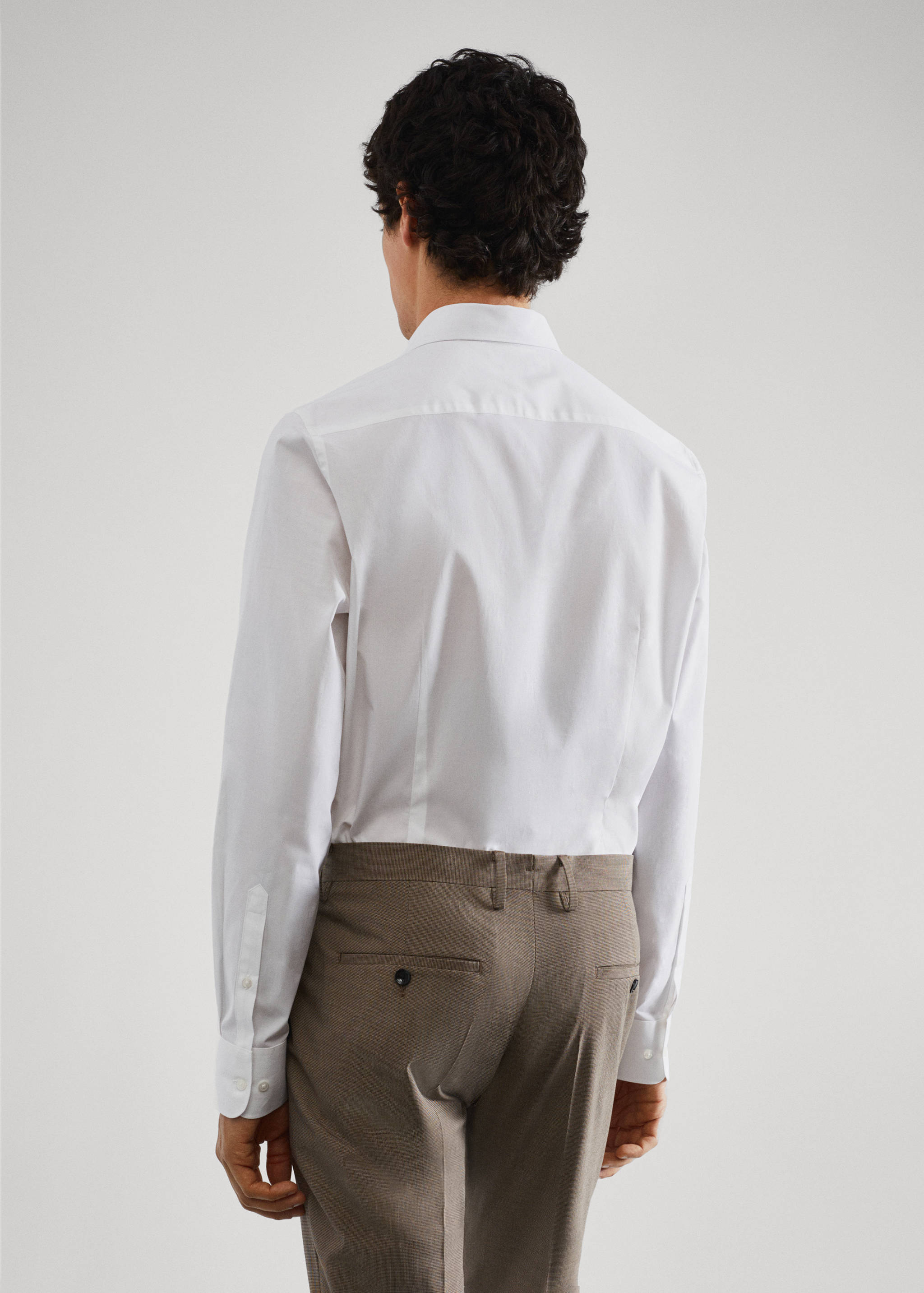 Chemise costume slim fit coton stretch - Verso de l’article