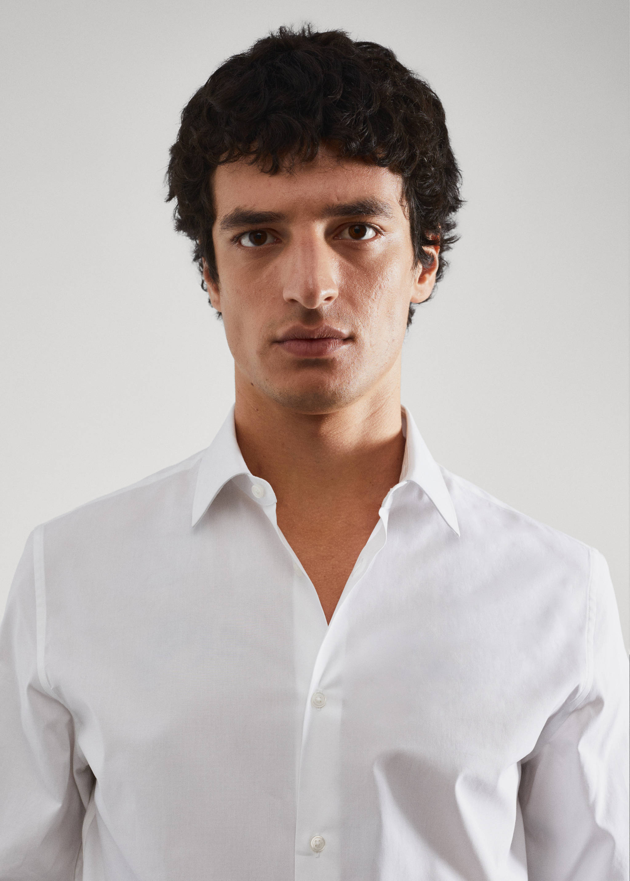 Chemise costume slim fit coton stretch - Détail de l'article 6