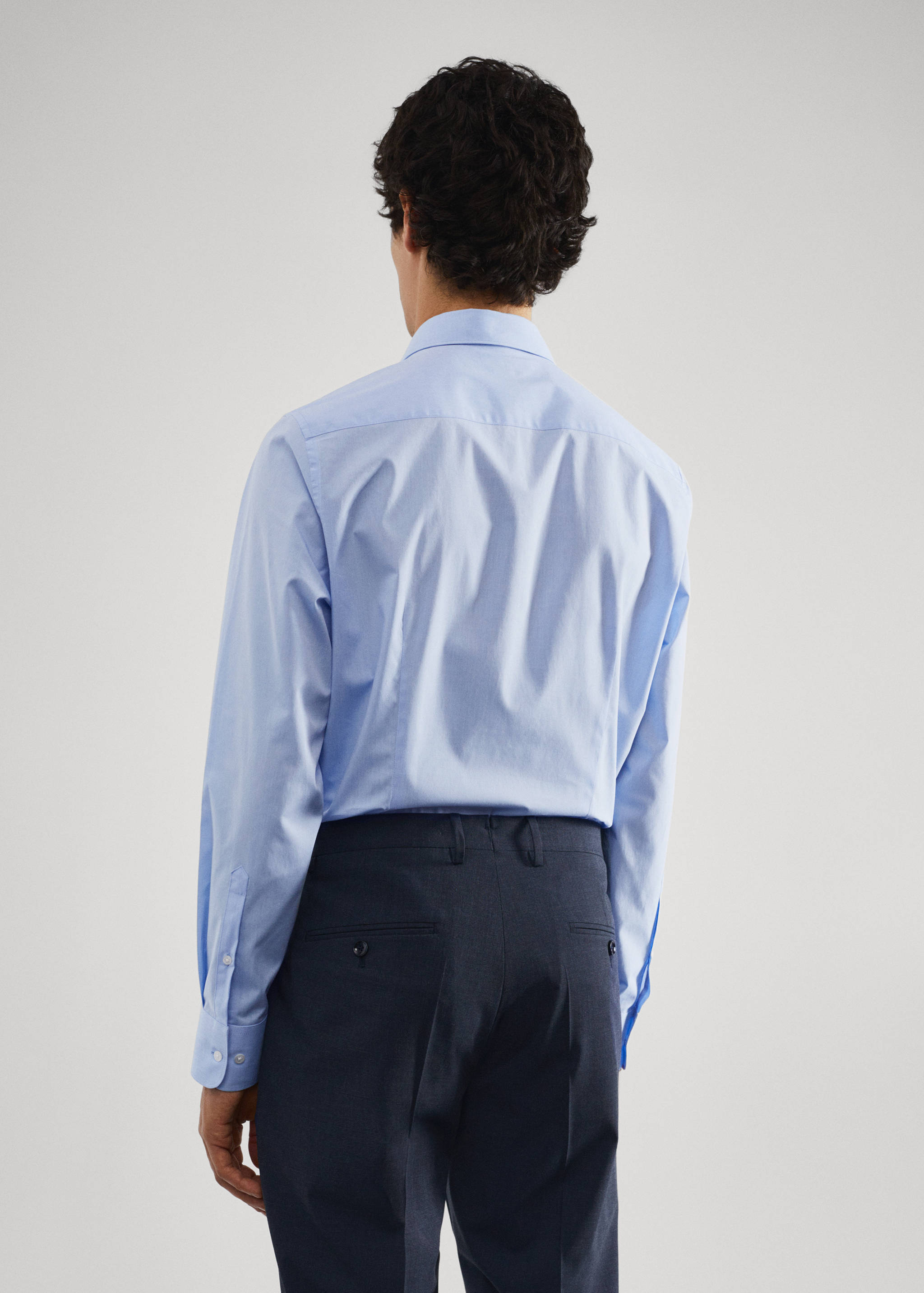 Chemise costume slim fit coton stretch - Verso de l’article