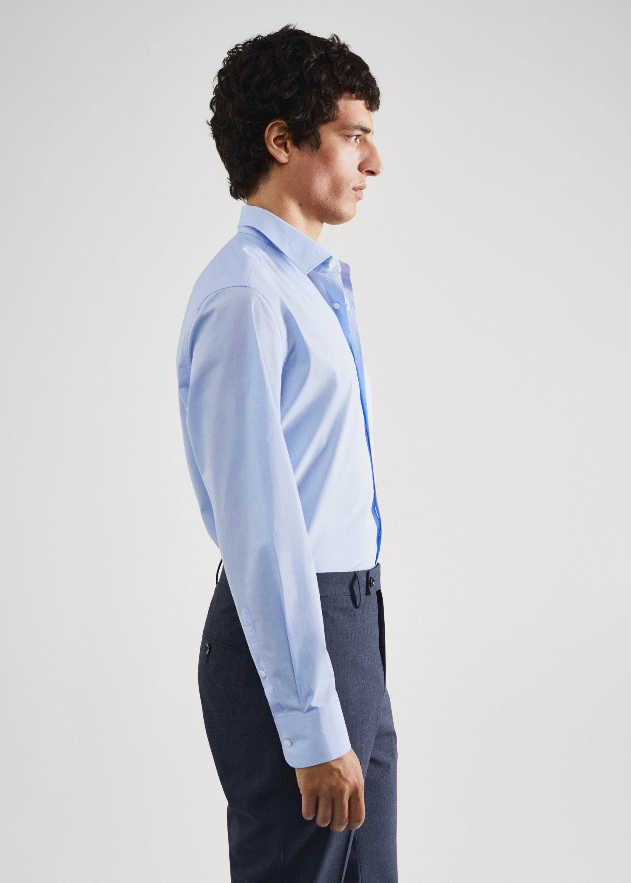 Chemise costume slim fit coton stretch - Détail de l'article 1