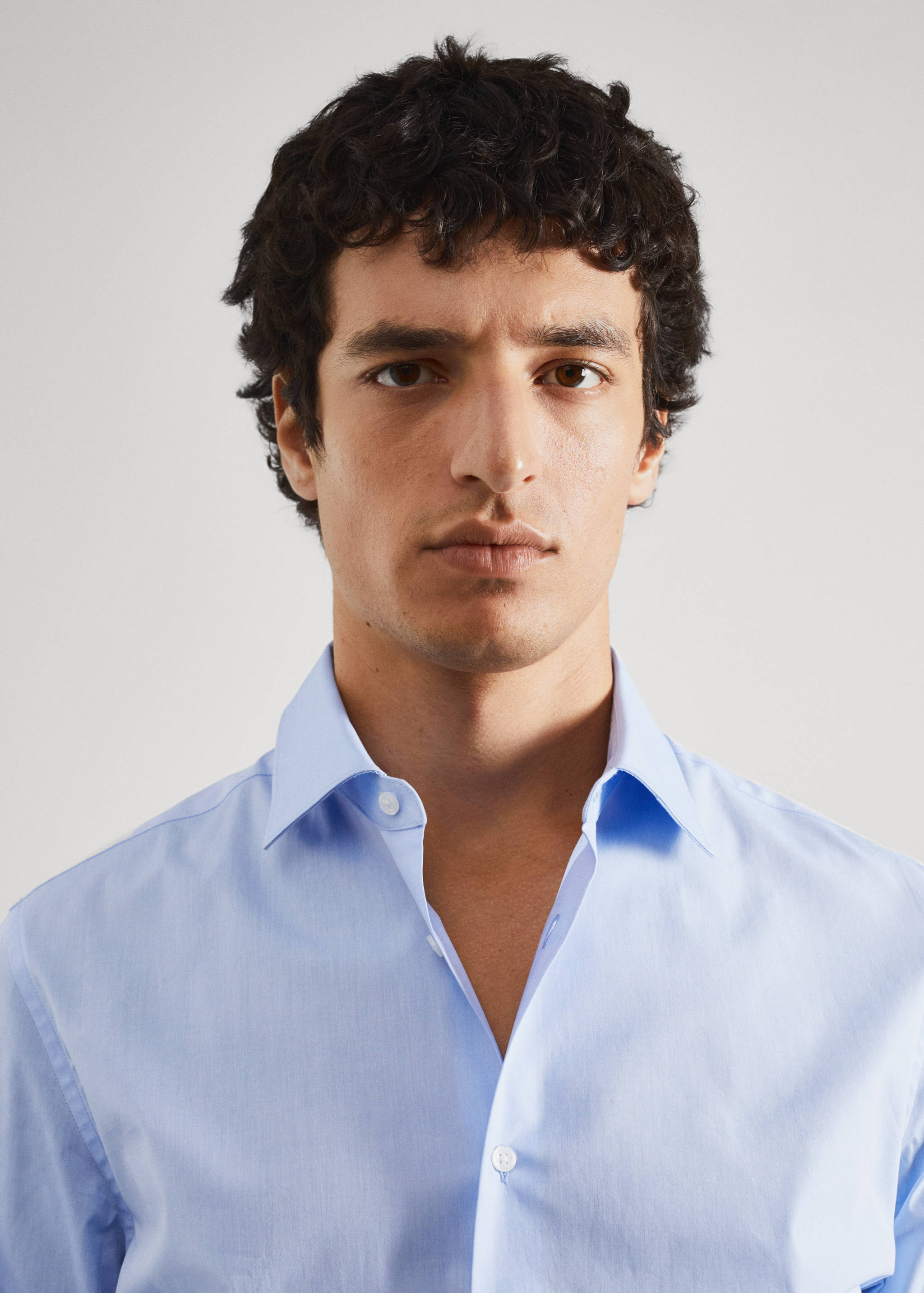 Chemise costume slim fit coton stretch - Détail de l'article 6