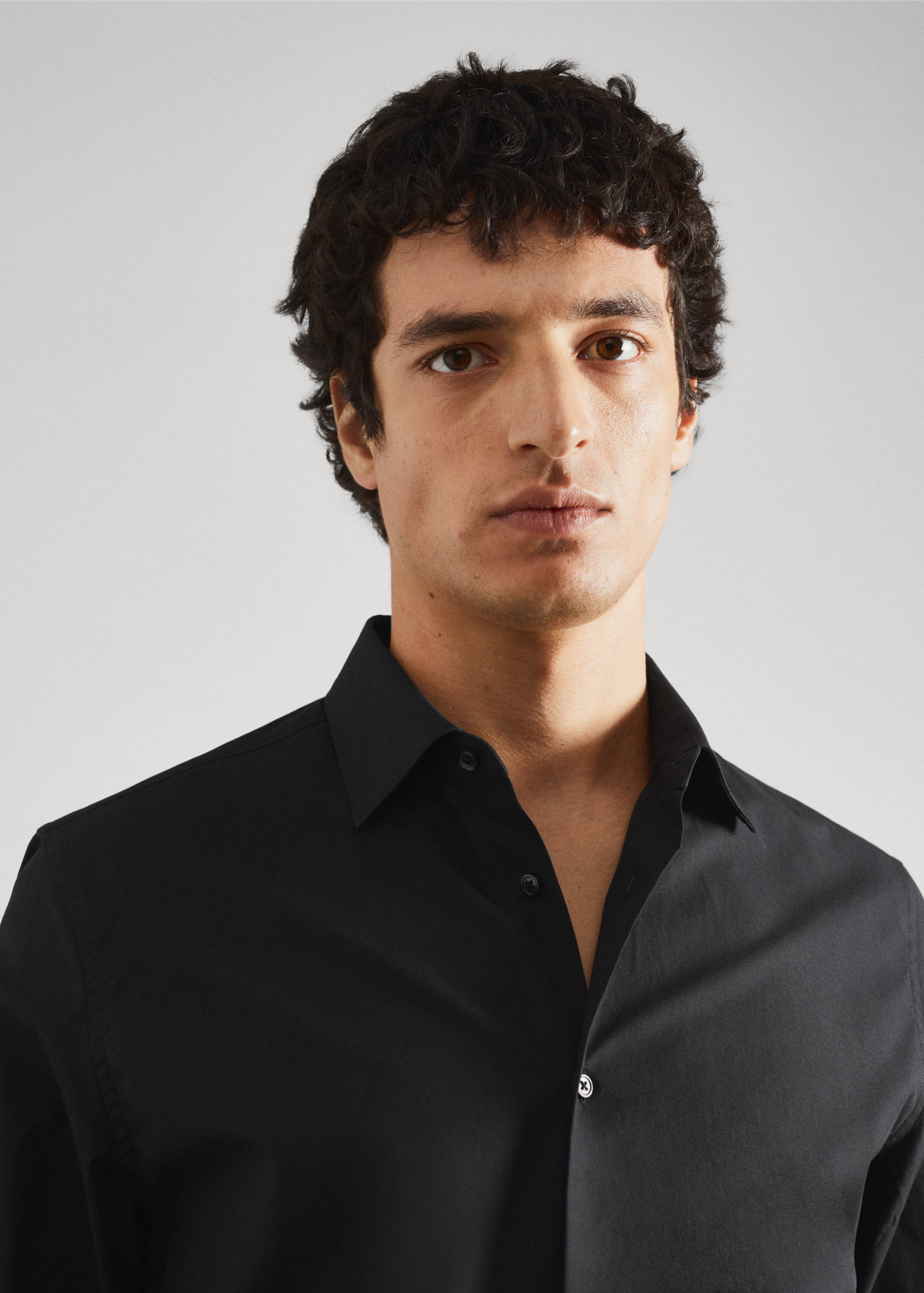 Chemise costume slim fit coton stretch - Détail de l'article 6