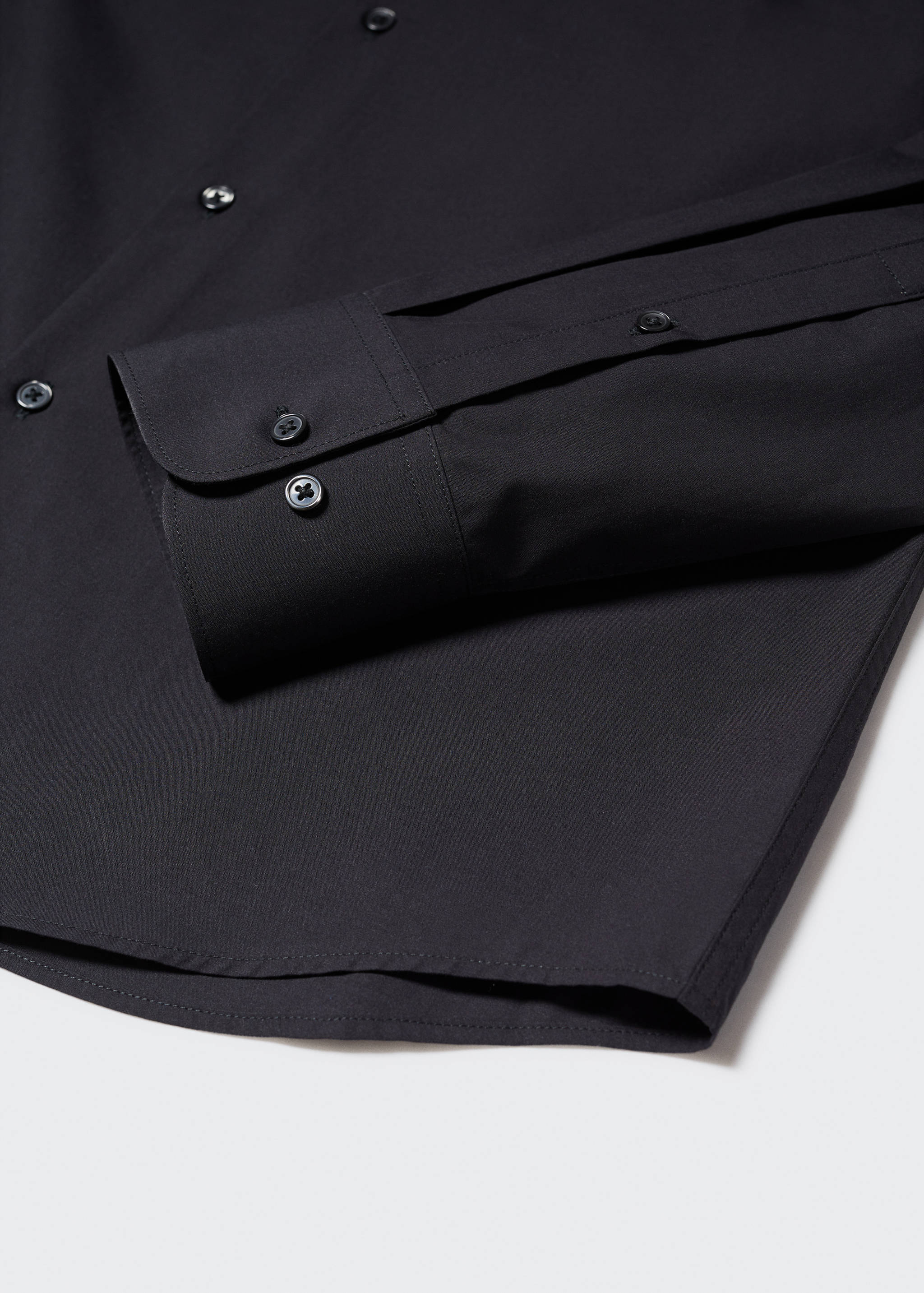 Chemise costume slim fit coton stretch - Détail de l'article 8
