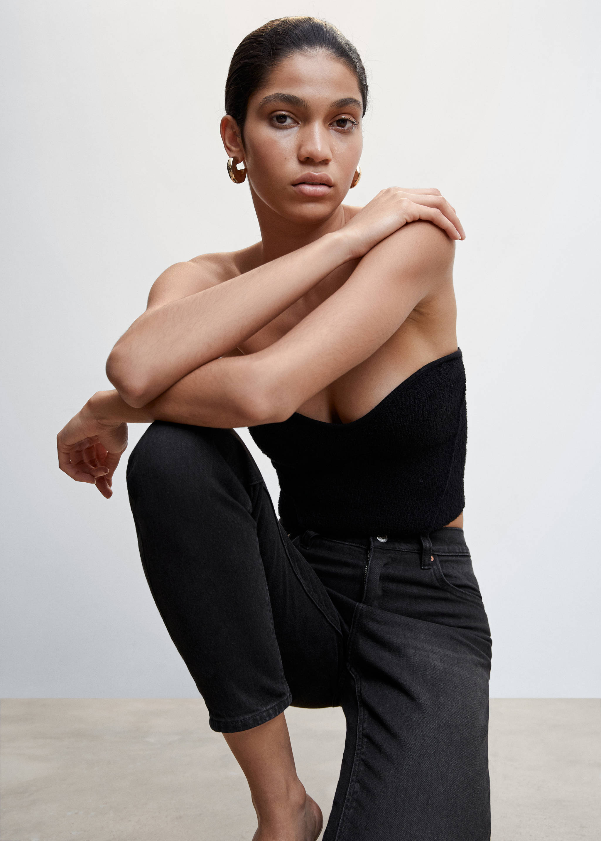 Mom comfort high-rise jeans - Details of the article 2