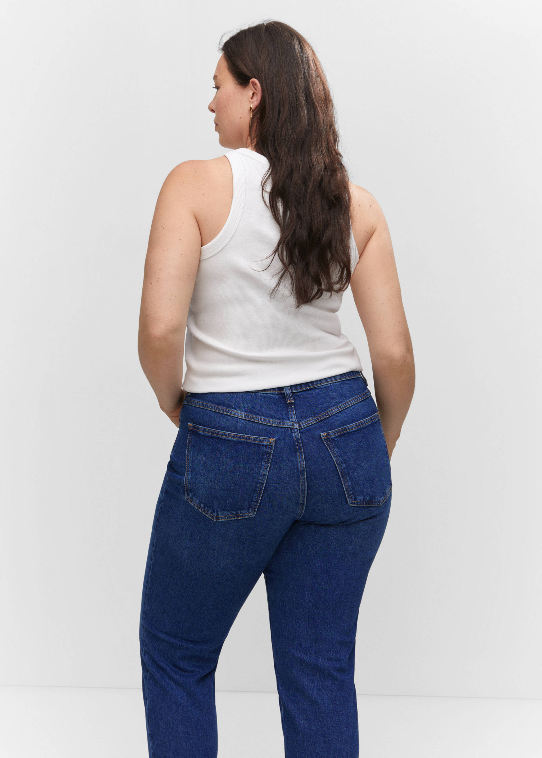 Comfort Mom-Jeans mit hoher Bundhöhe - Detail des Artikels 4