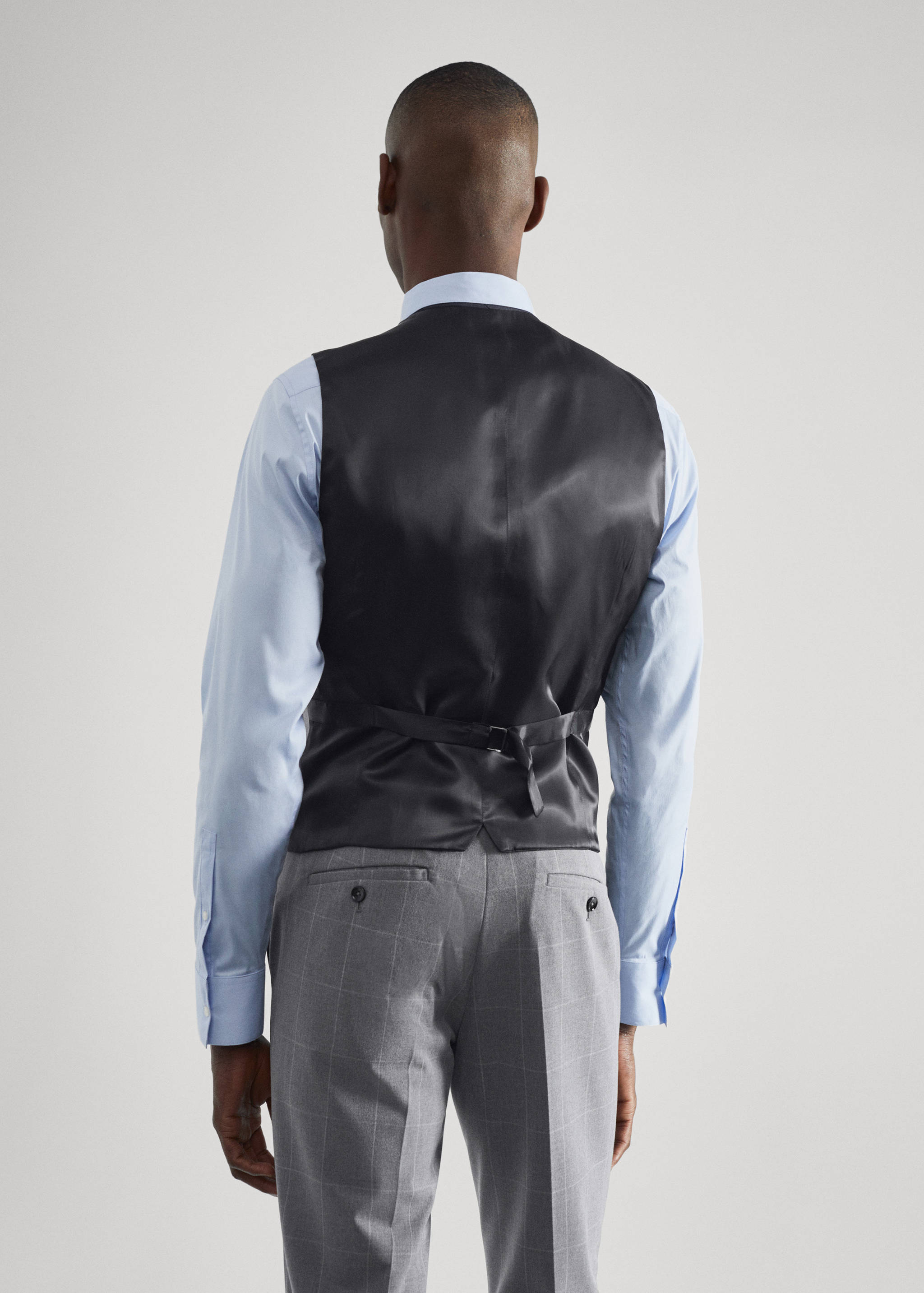 Gilet costume super slim fit - Verso de l’article