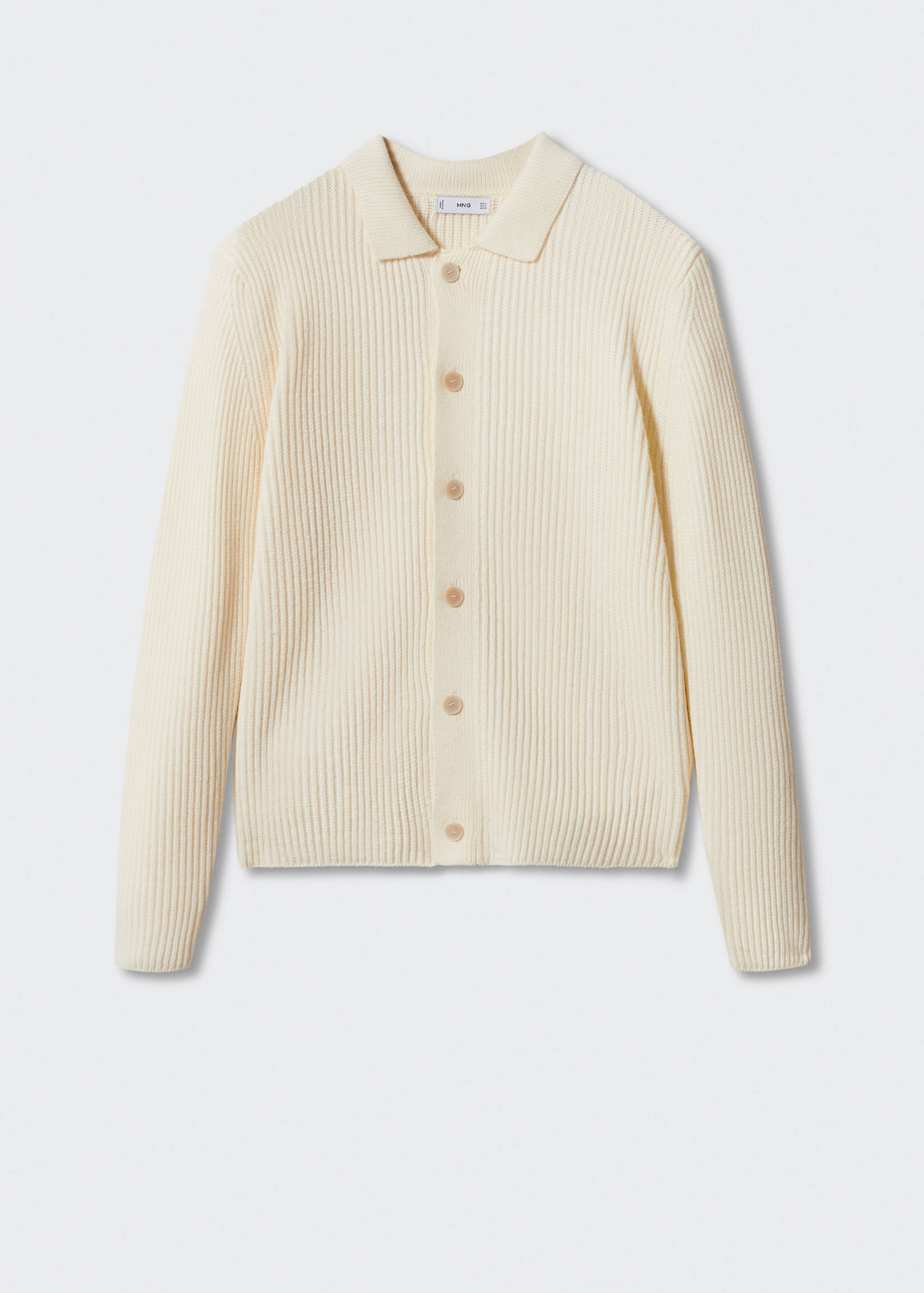 Structured wool cardigan - Article without model