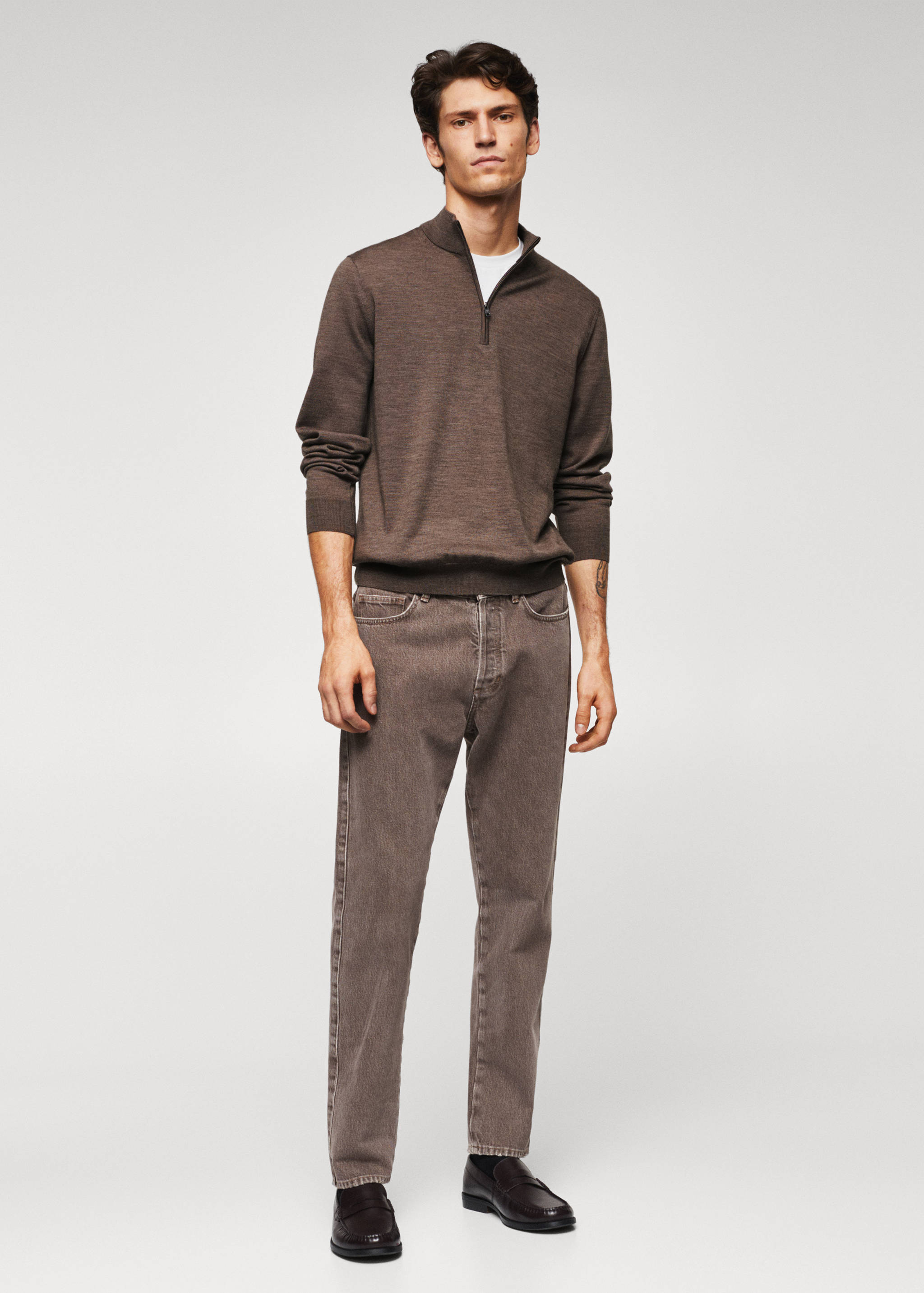 100% merino wool sweater - General plane