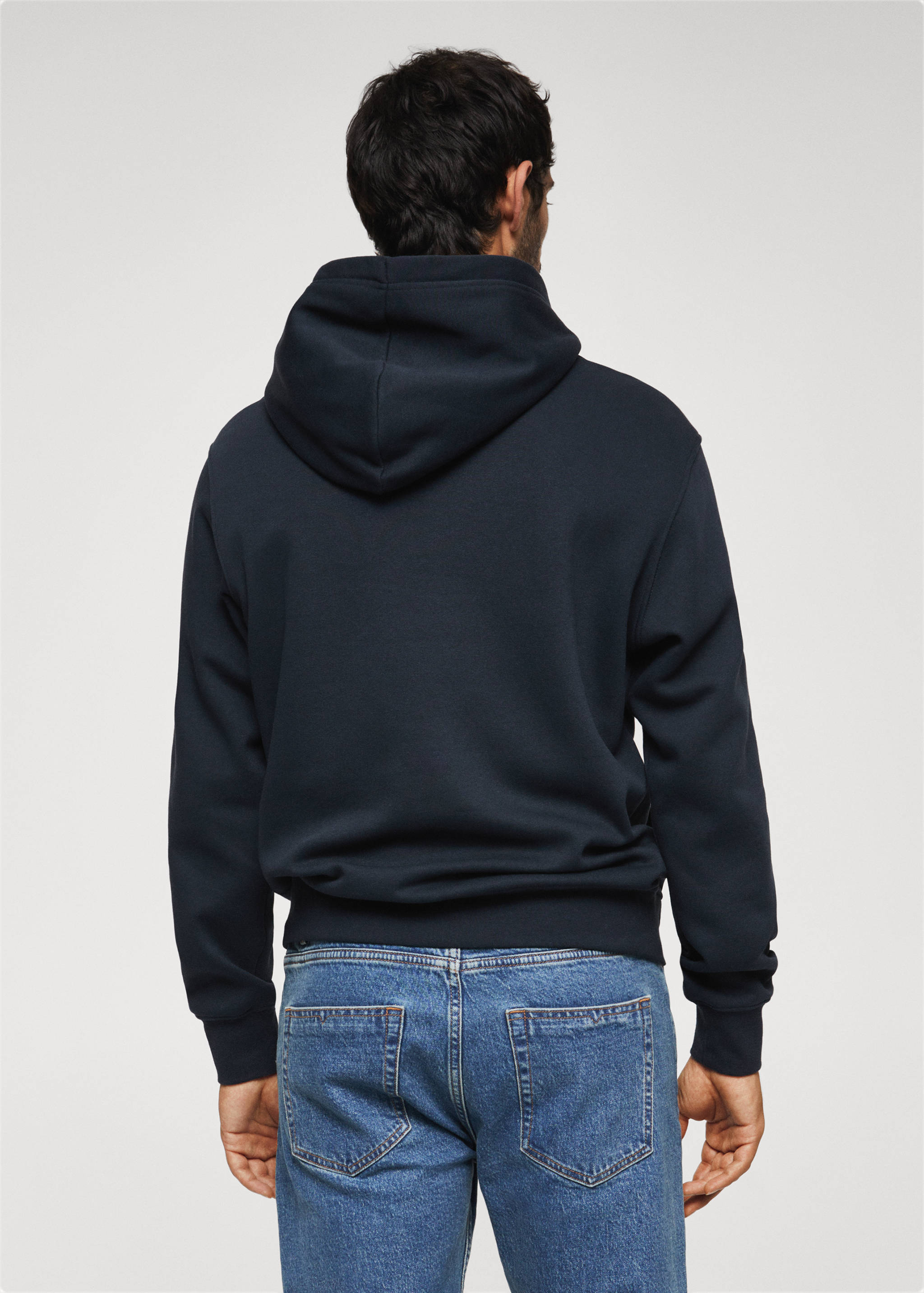 Hoodie cotton sweatshirt - Reverse of the article