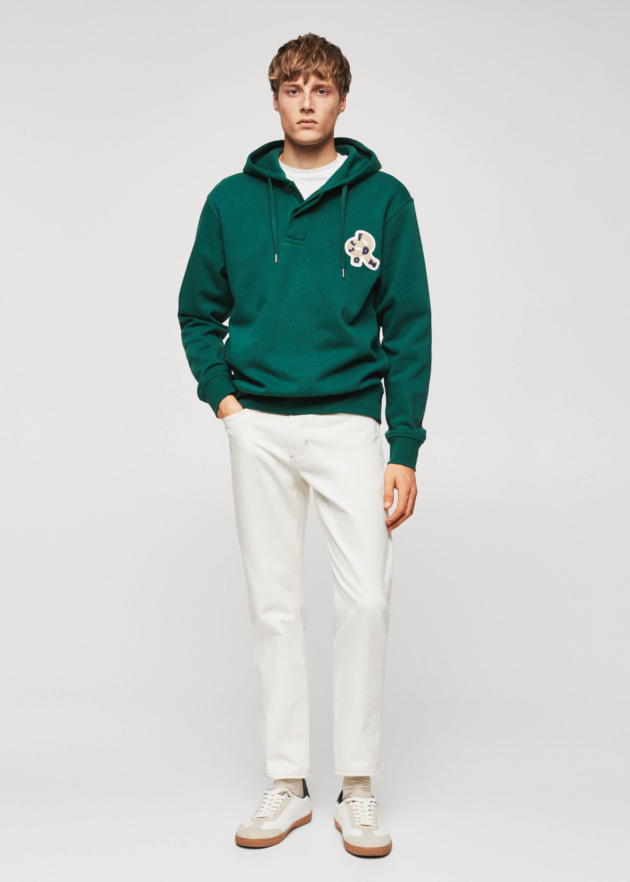 Embroidered hoodie - General plane