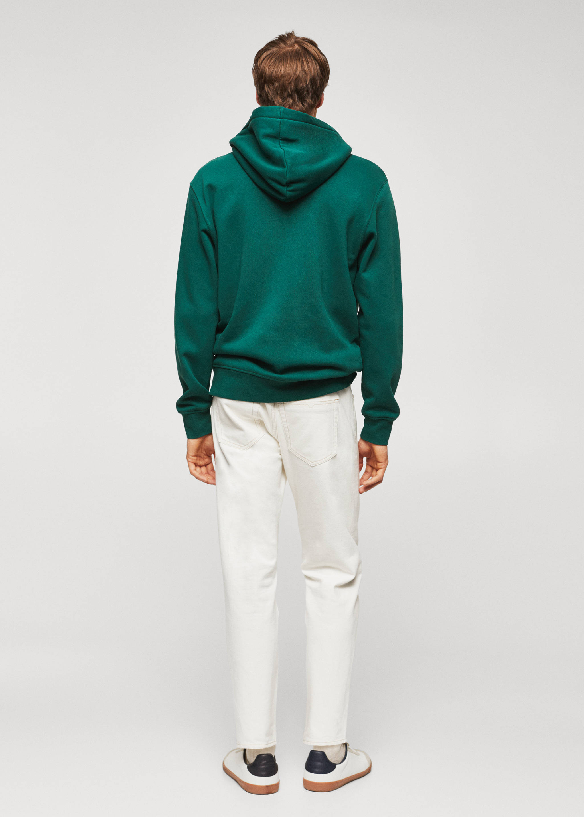 Embroidered hoodie - Reverse of the article