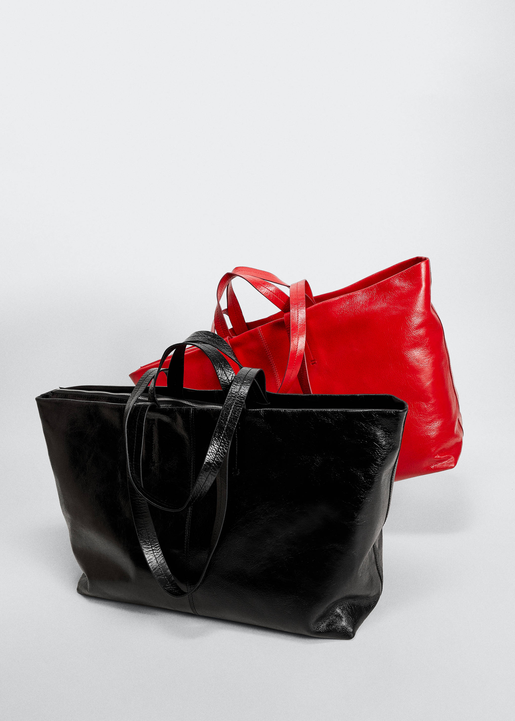 Leather shopper bag - Details of the article 5