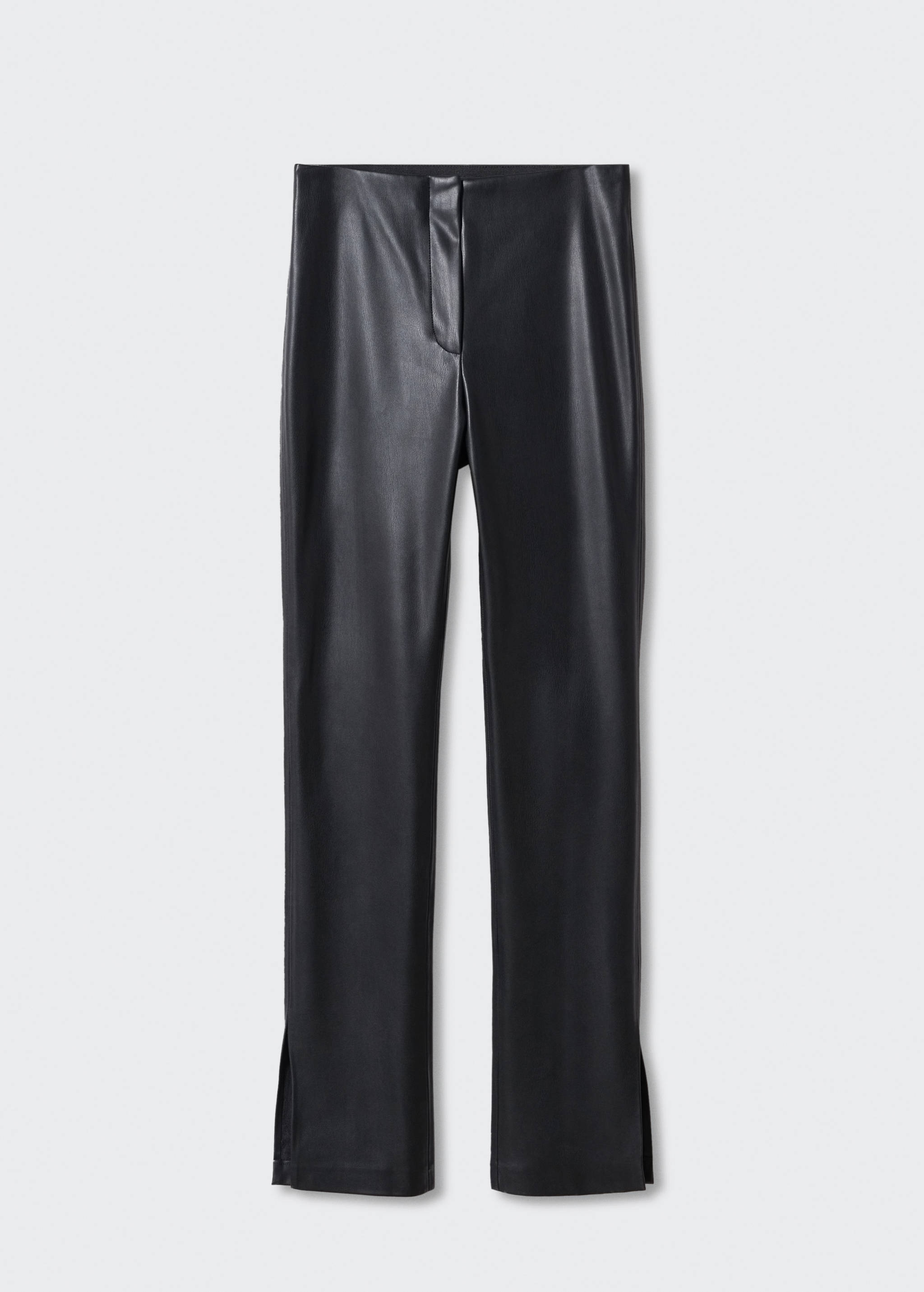 Leather-effect trousers - Article without model