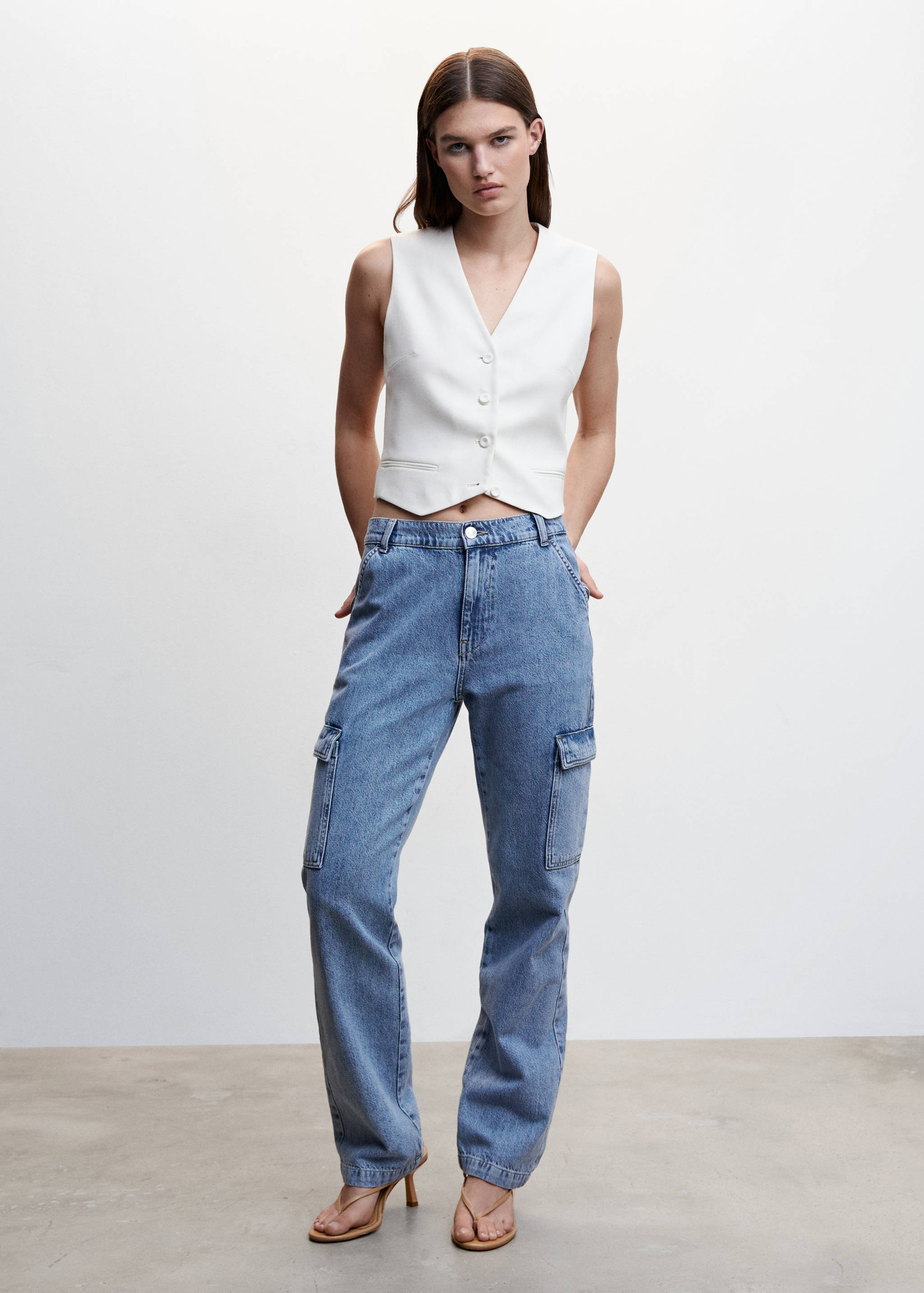 Cargo-Jeans mit Taschen - Allgemeine Ansicht