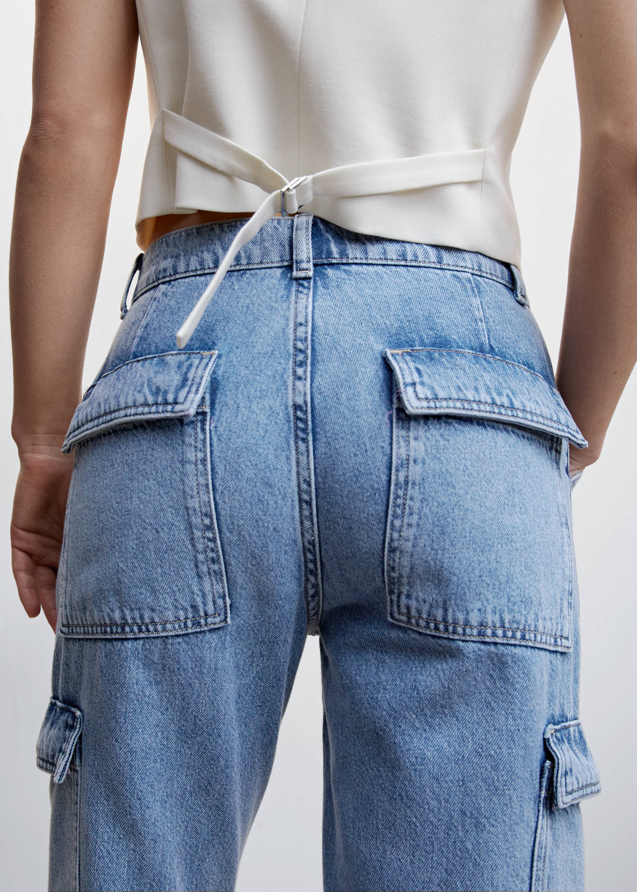 Cargo-Jeans mit Taschen - Detail des Artikels 6