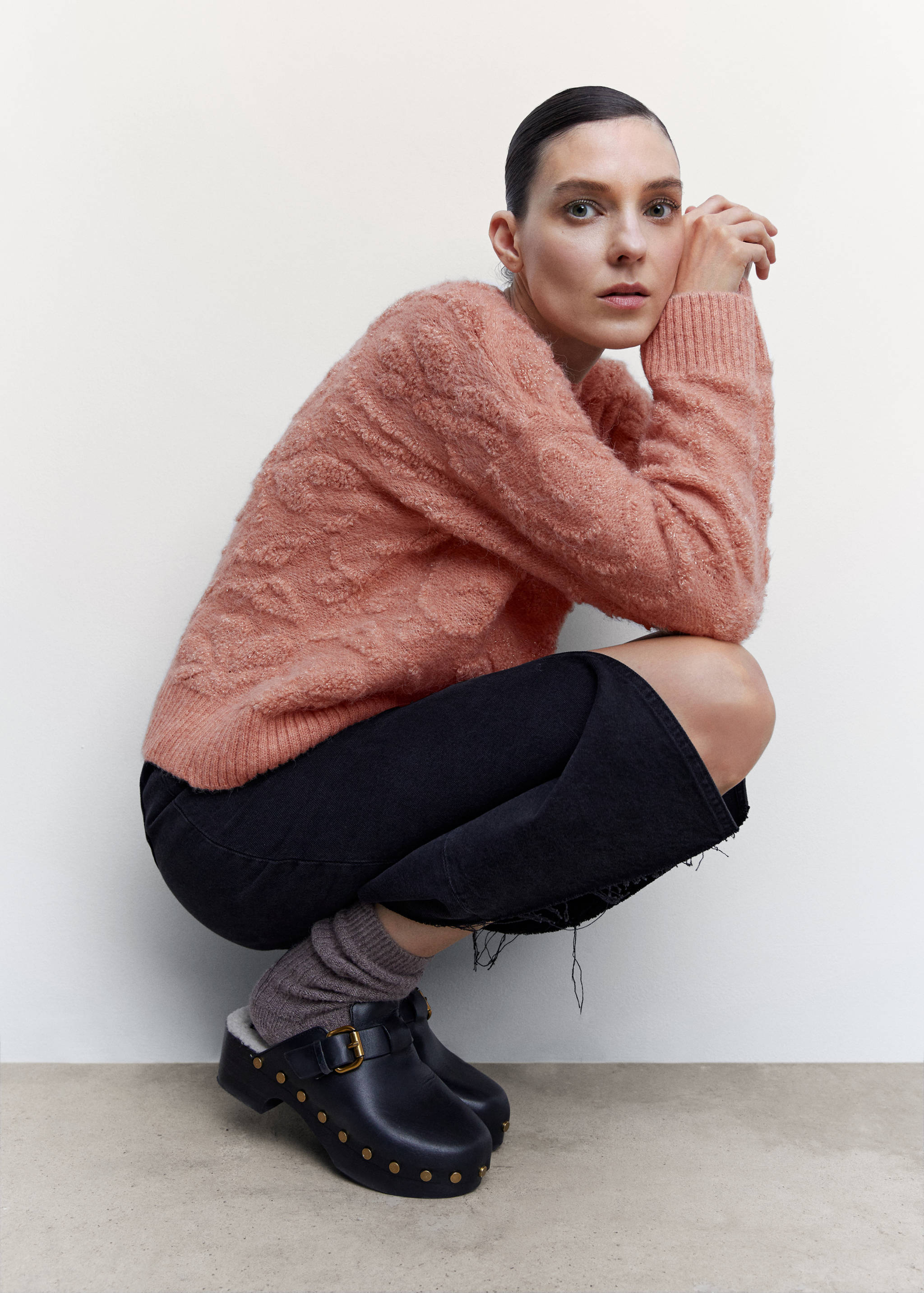 Openwork lurex sweater - Details of the article 2