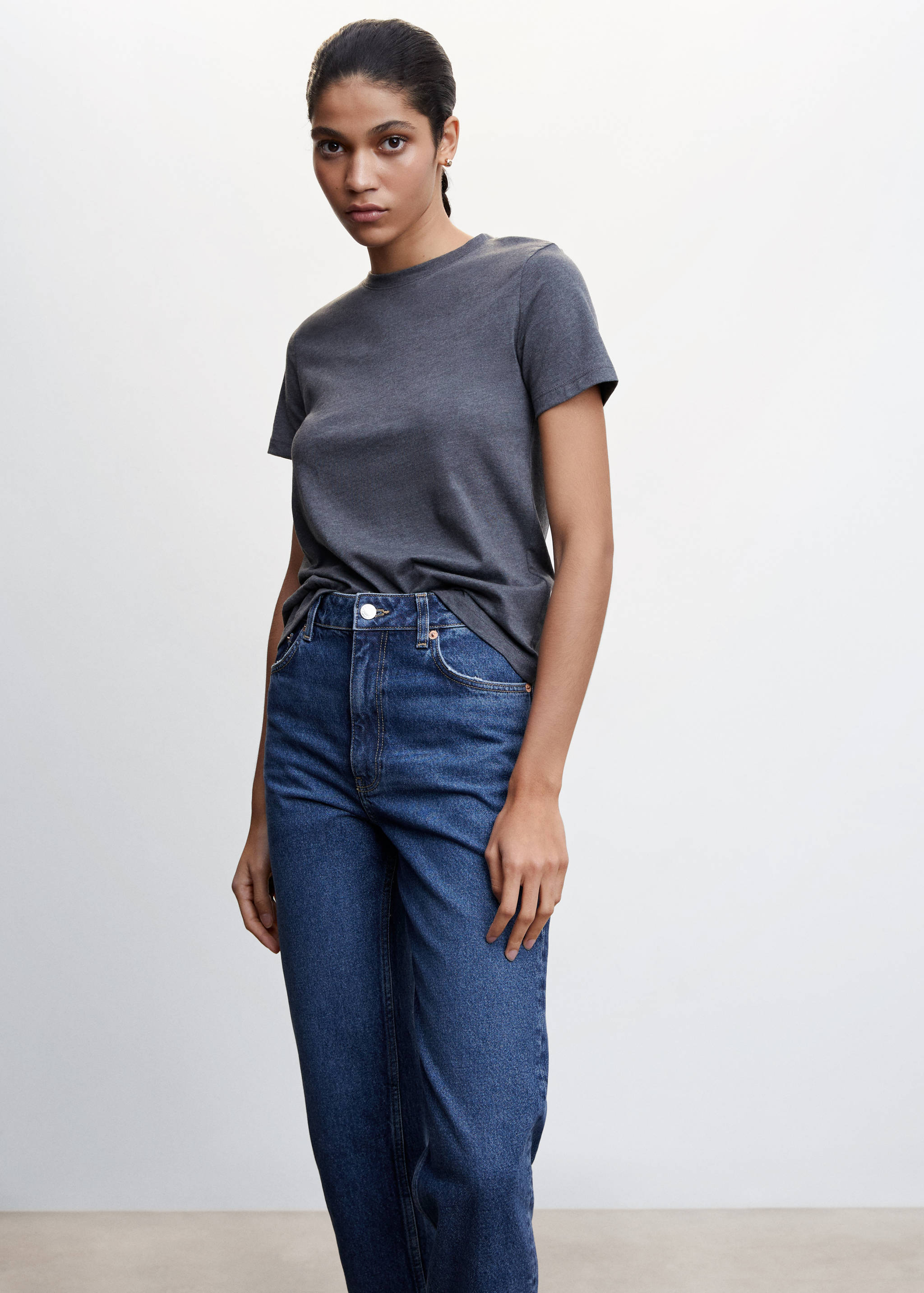 Mom high-waist jeans - Details of the article 1