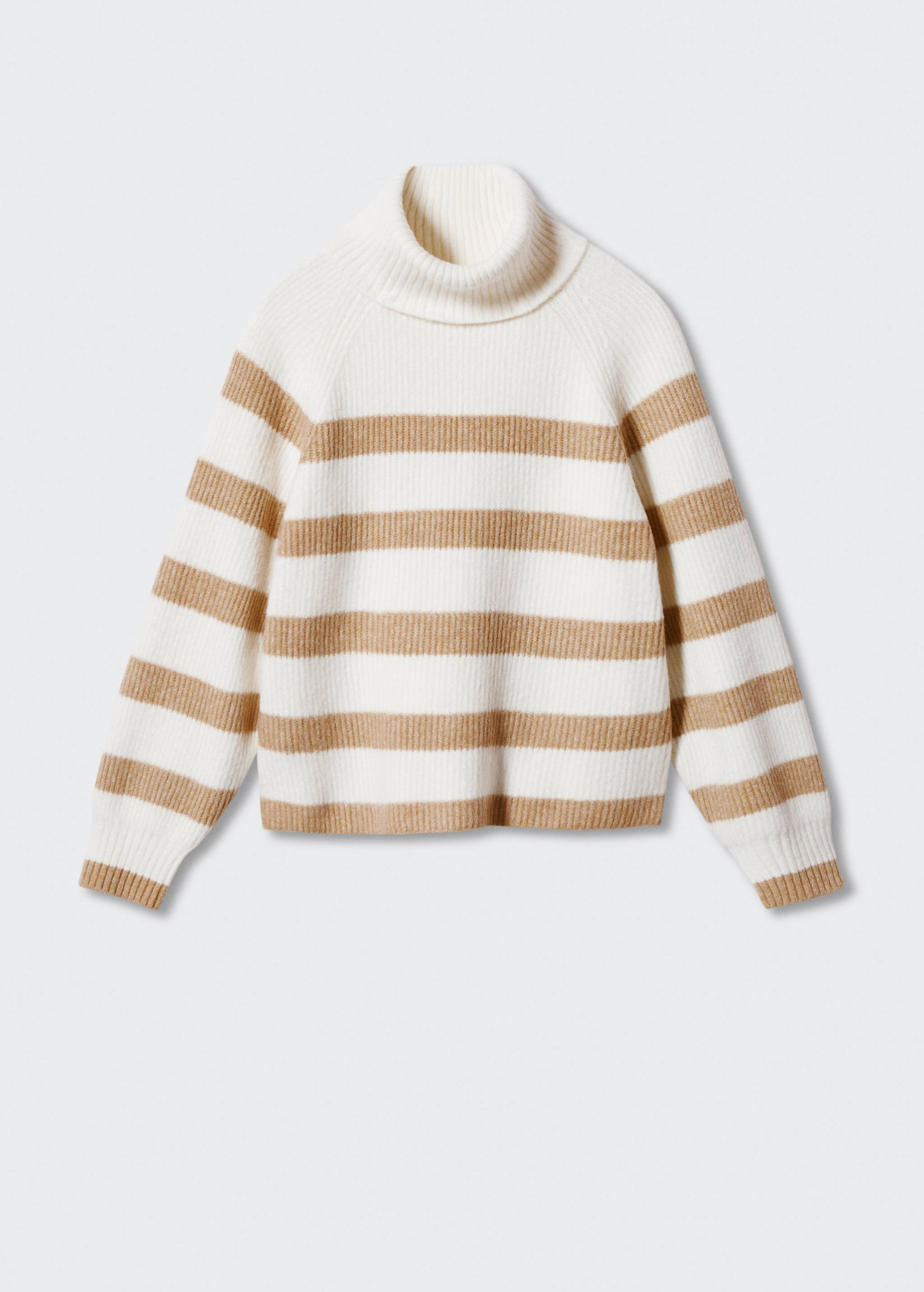 Gestreifter Rollkragenpullover - Artikel ohne Model