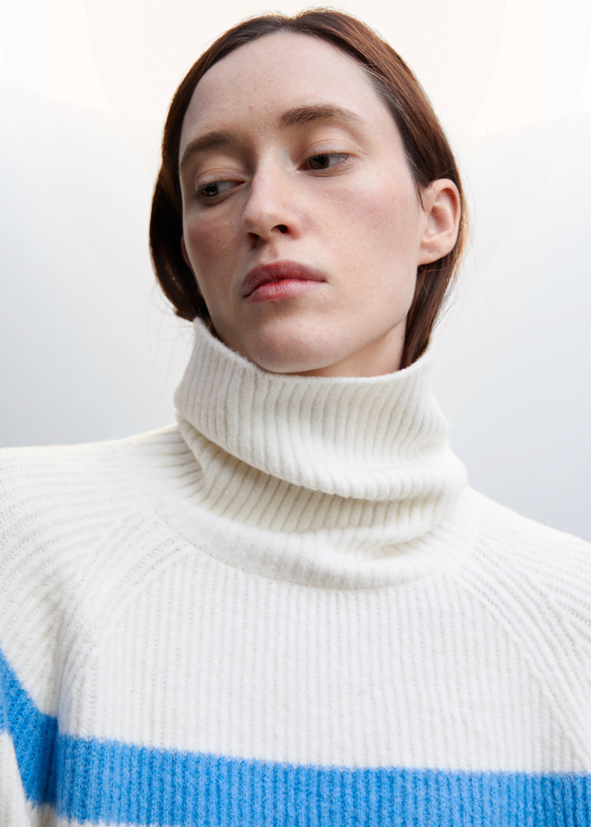 Gestreifter Rollkragenpullover - Detail des Artikels 1