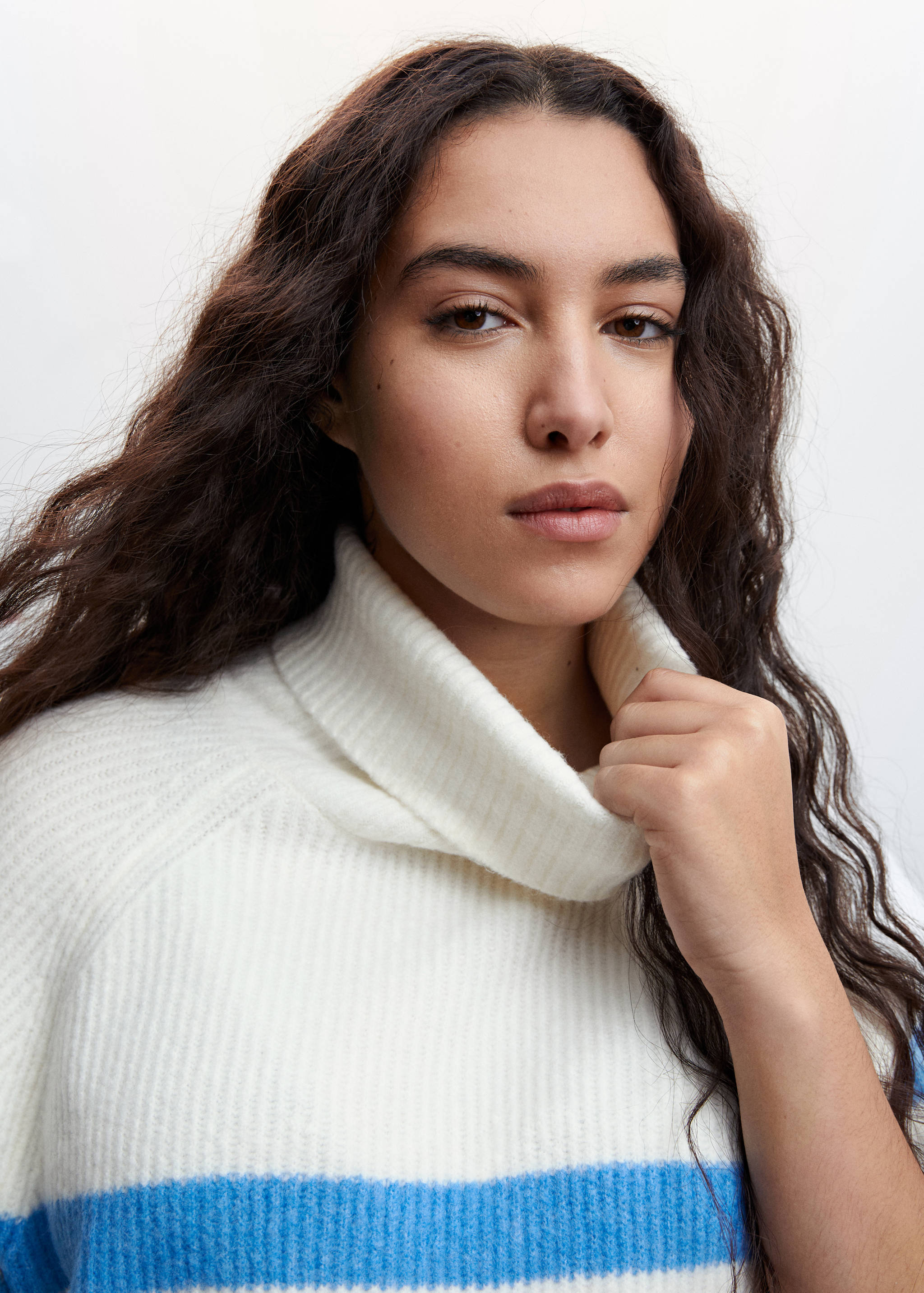 Gestreifter Rollkragenpullover - Detail des Artikels 5