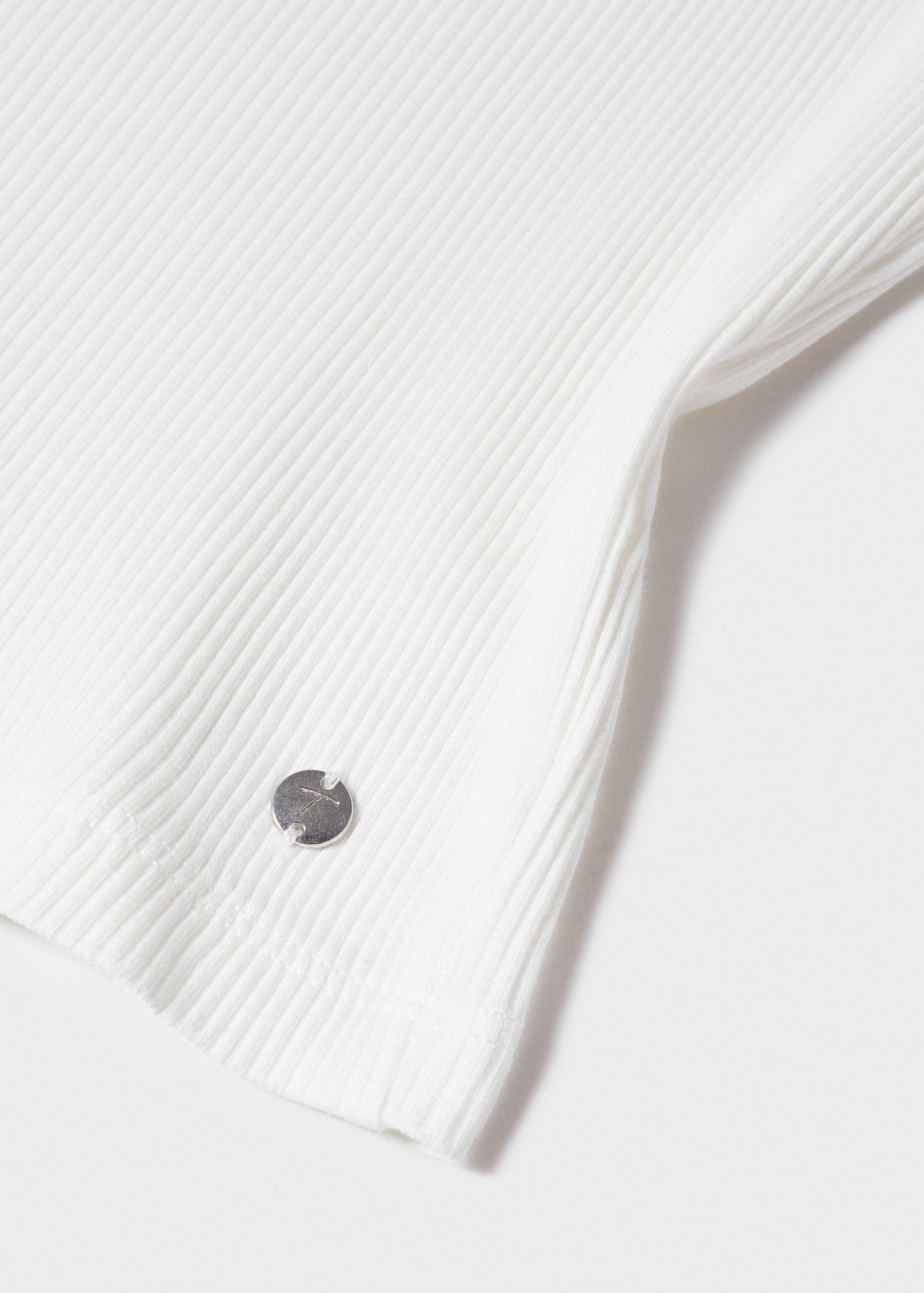 Ruffled detail T-shirt - Details of the article 8