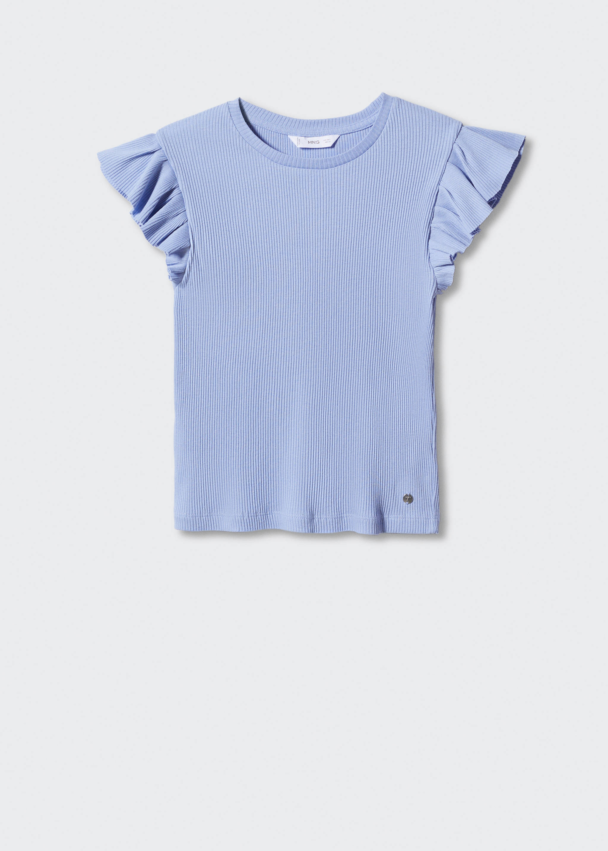 Ruffled detail T-shirt - Article without model