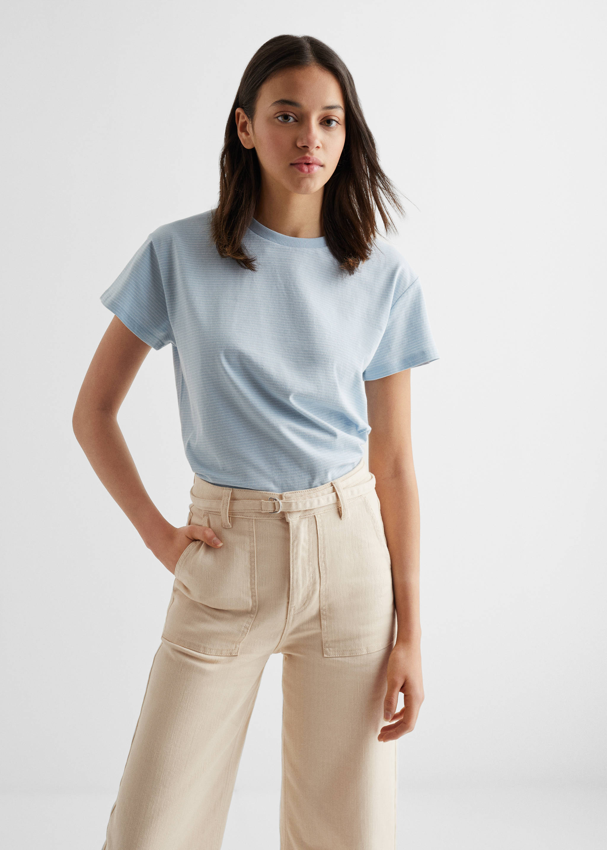 Wide Leg-Jeans - Mittlere Ansicht