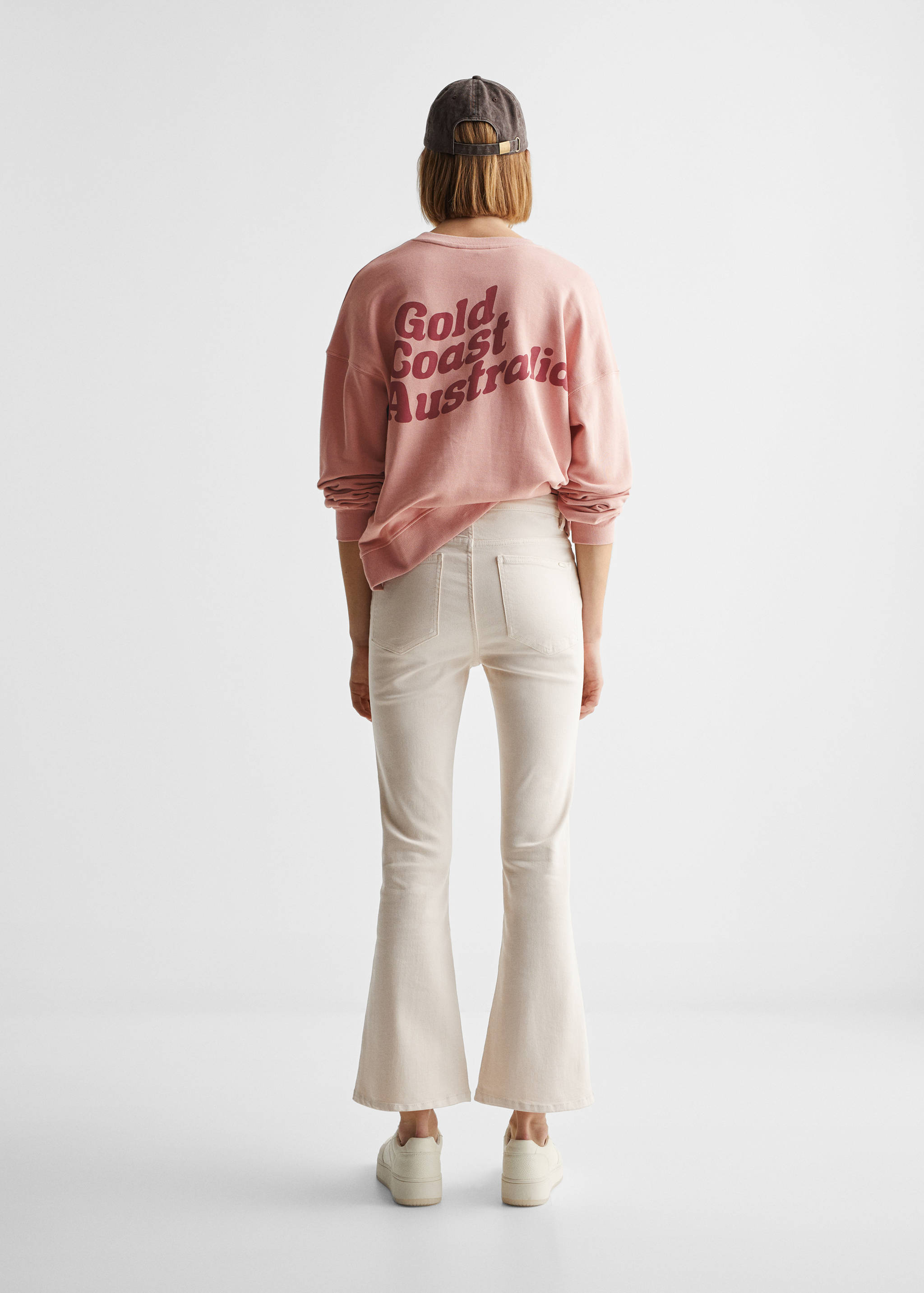 Jeans mit Schleife - Rückseite des Artikels