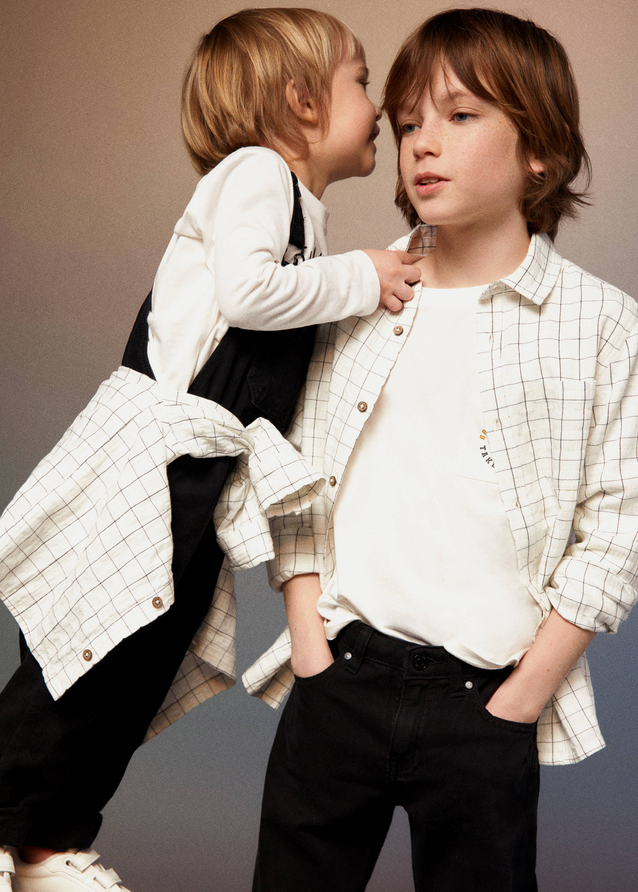 Kostkovaná bavlněná košile - Detail zboží 5