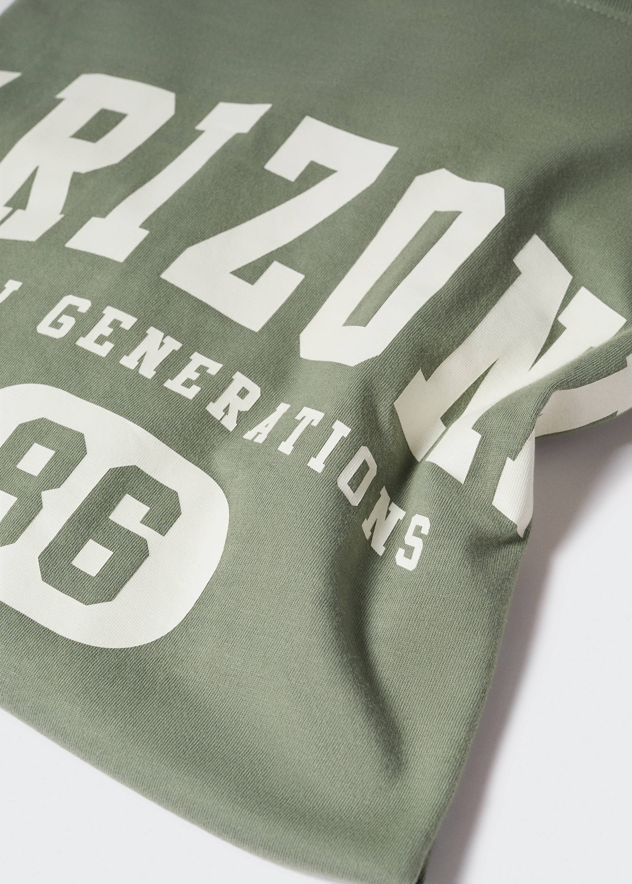 Printed message T-shirt - Details of the article 8
