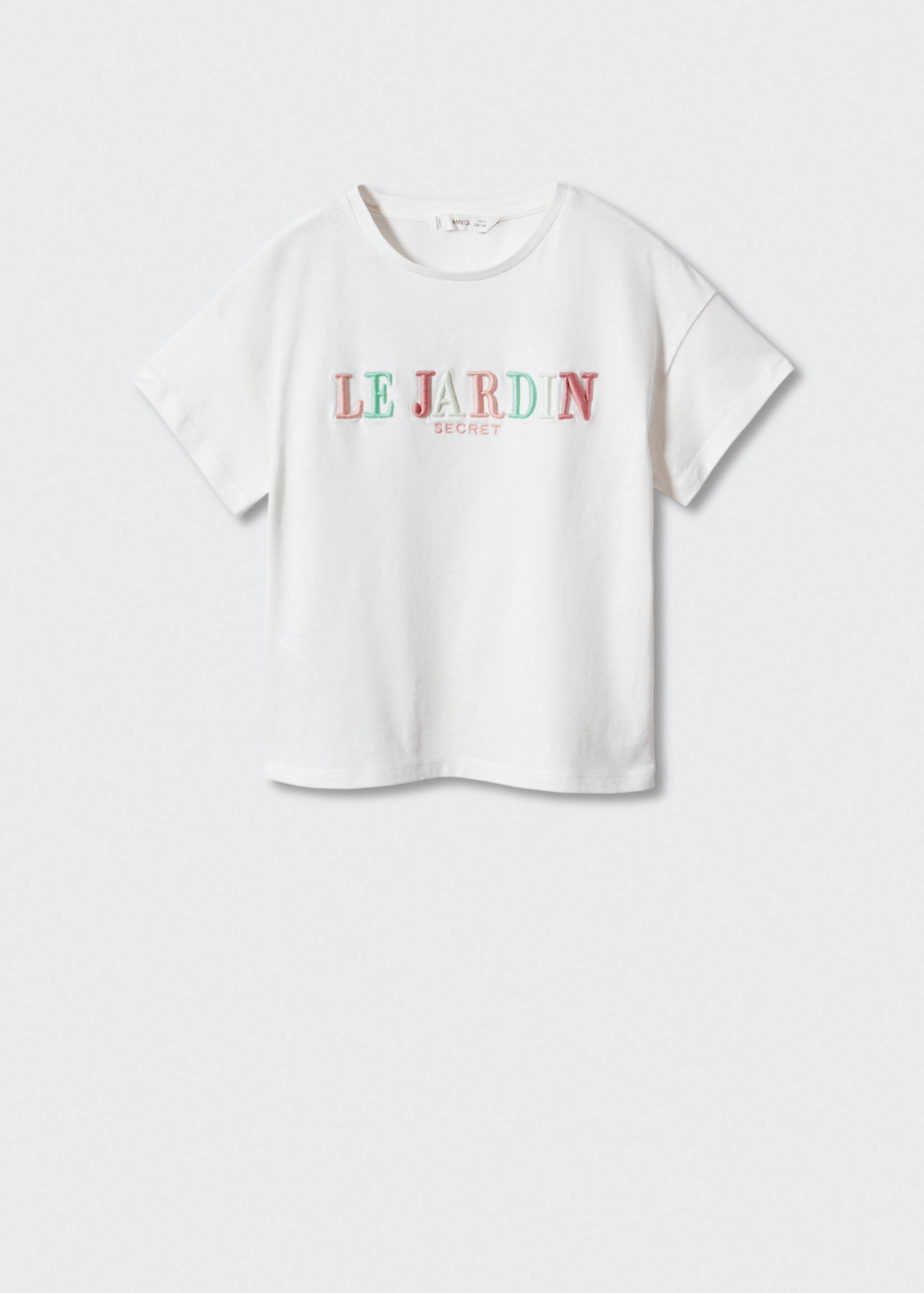 Printed cotton-blend T-shirt - Article without model