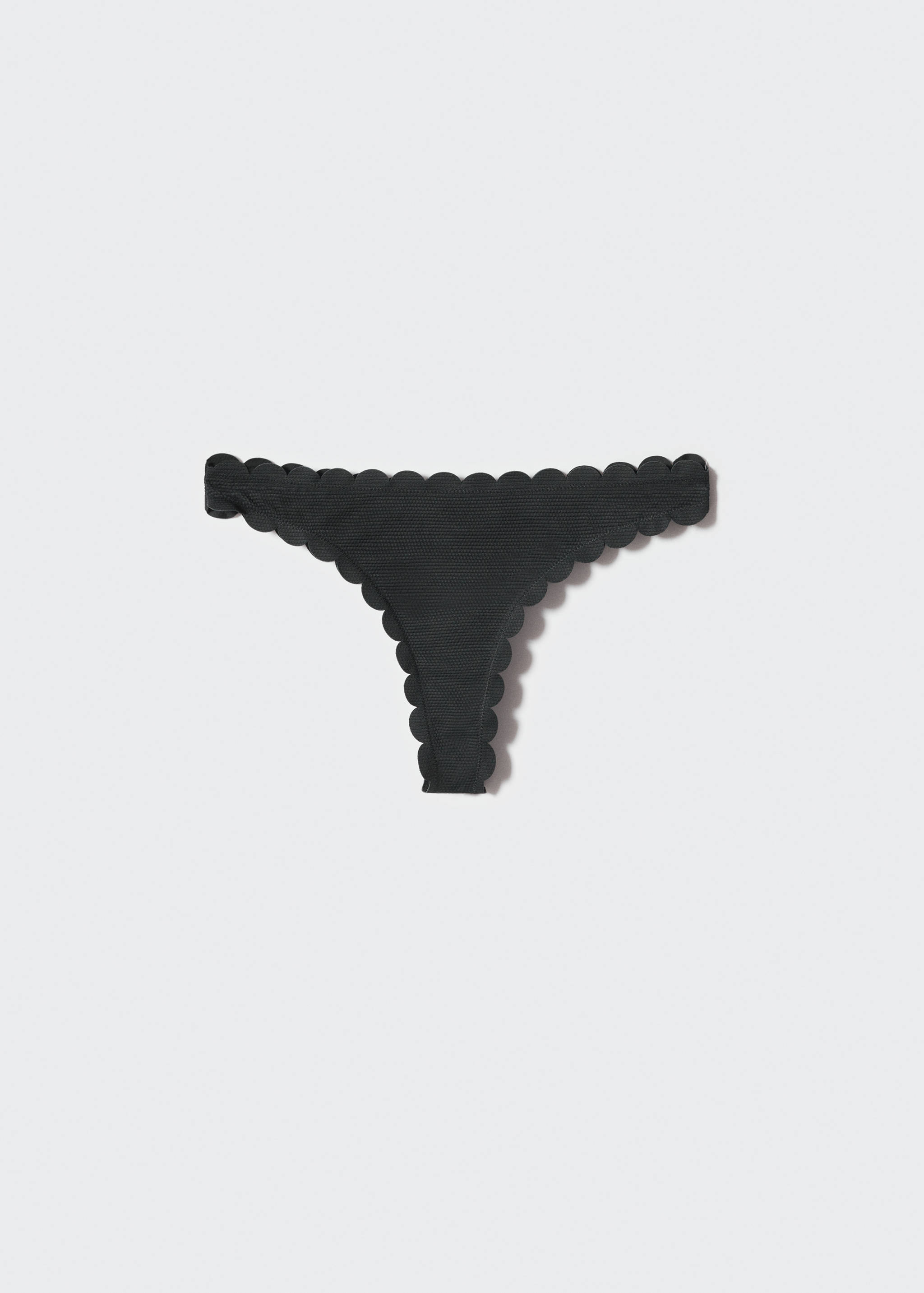 Brazilian bikini bottom with scallops - Article without model