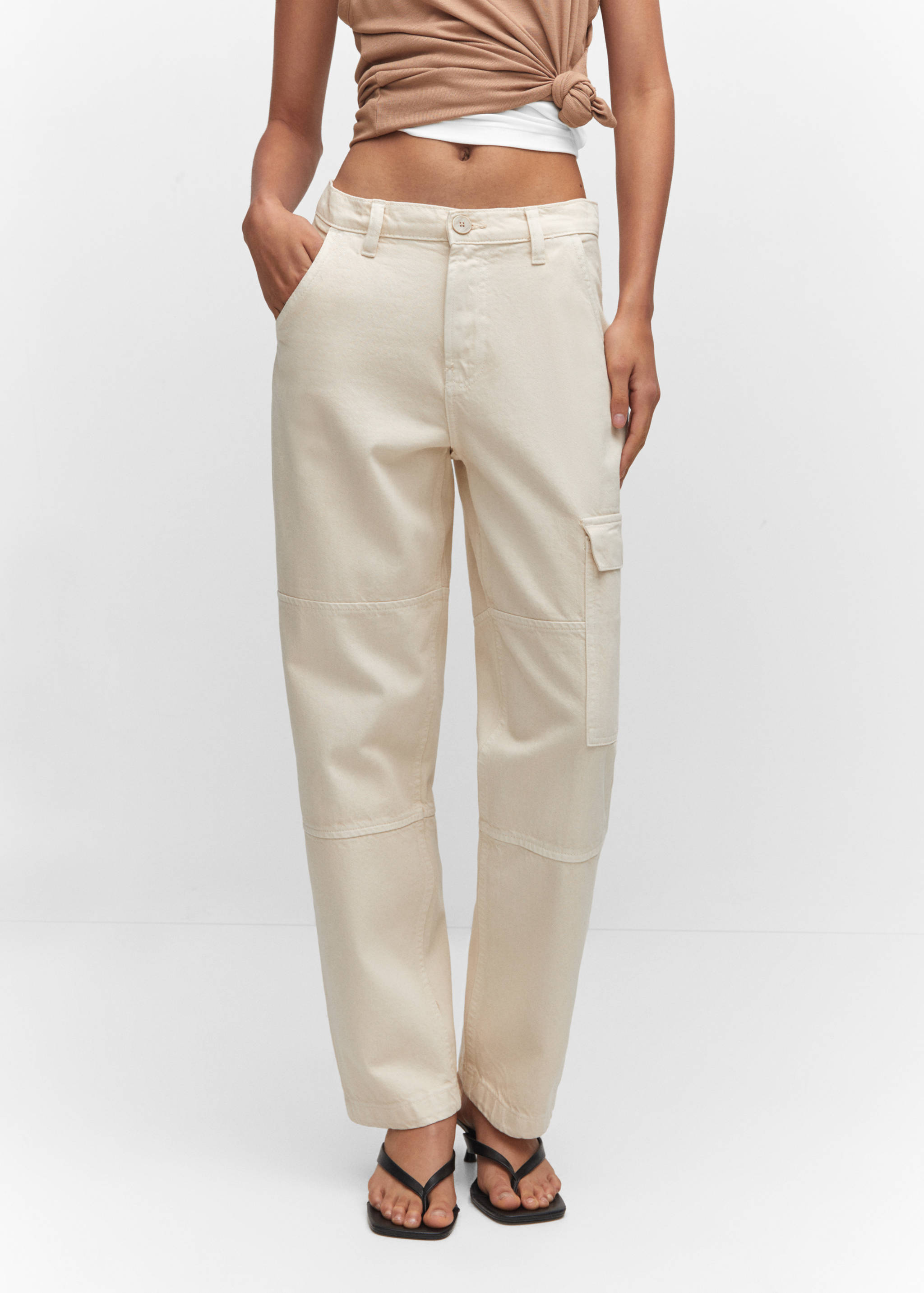 Pocket cargo jeans - Medium plane