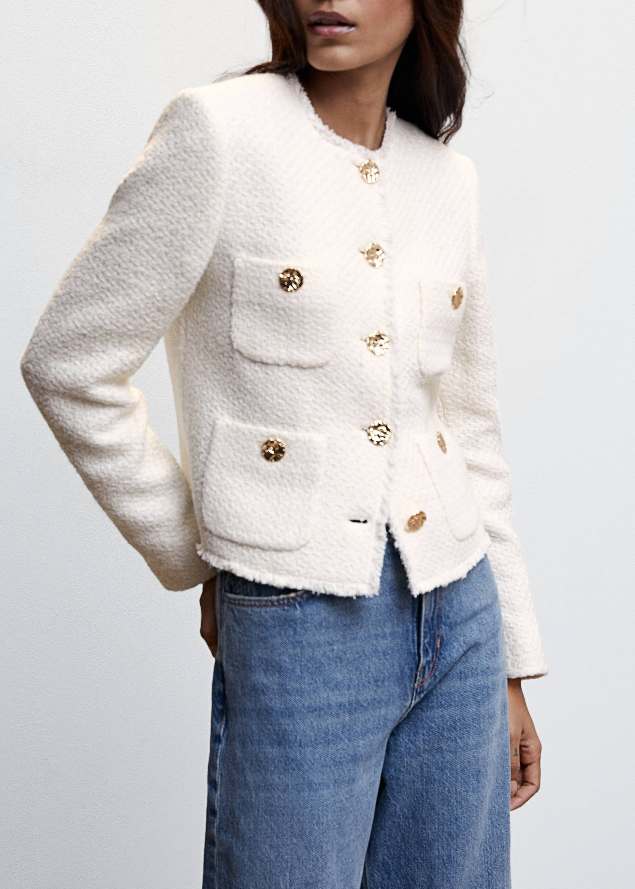 Tweed-Jacke mit Taschen - Detail des Artikels 6