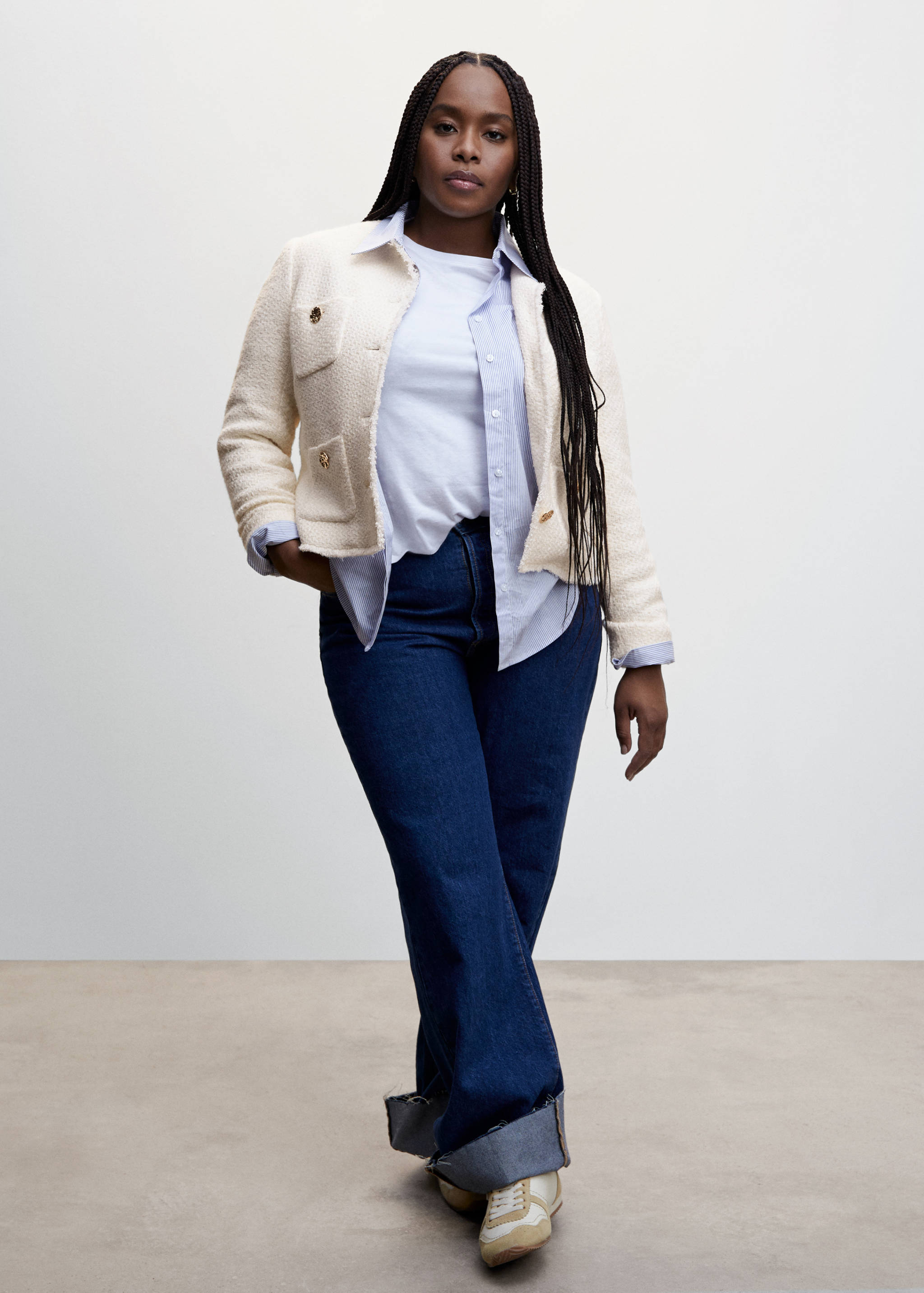 Tweed-Jacke mit Taschen - Detail des Artikels 3