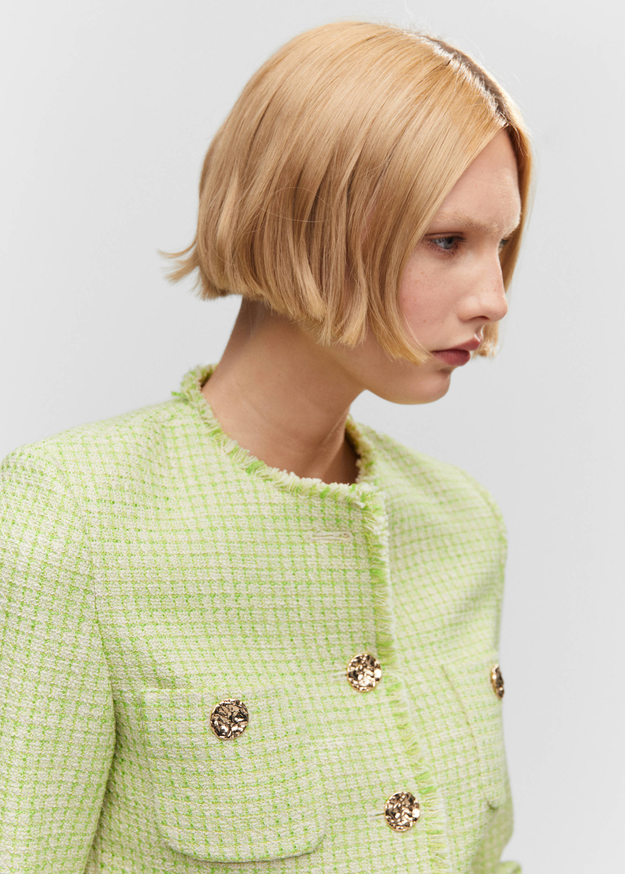 Tweed-Jacke mit Taschen - Detail des Artikels 1