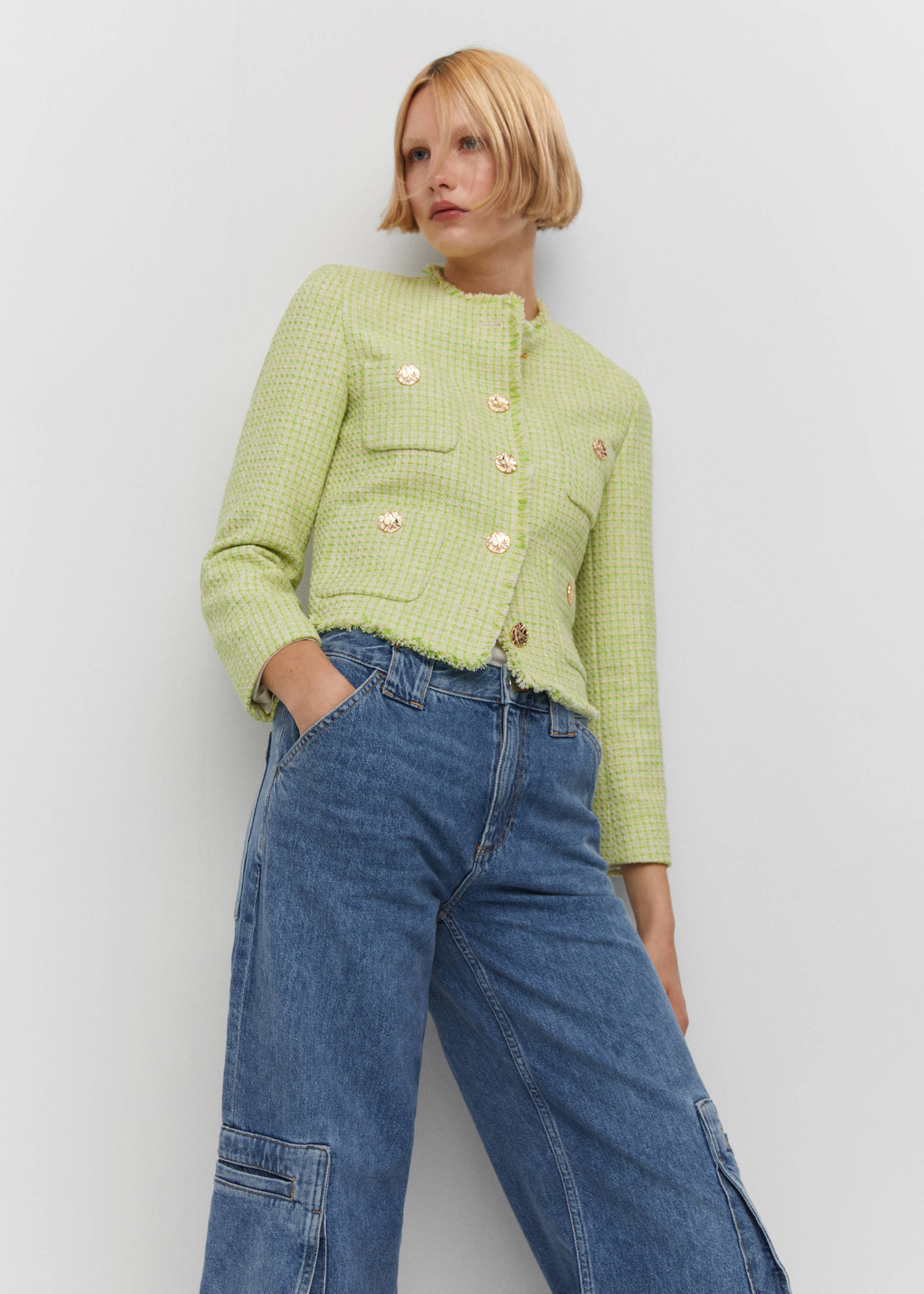 Tweed-Jacke mit Taschen - Detail des Artikels 2