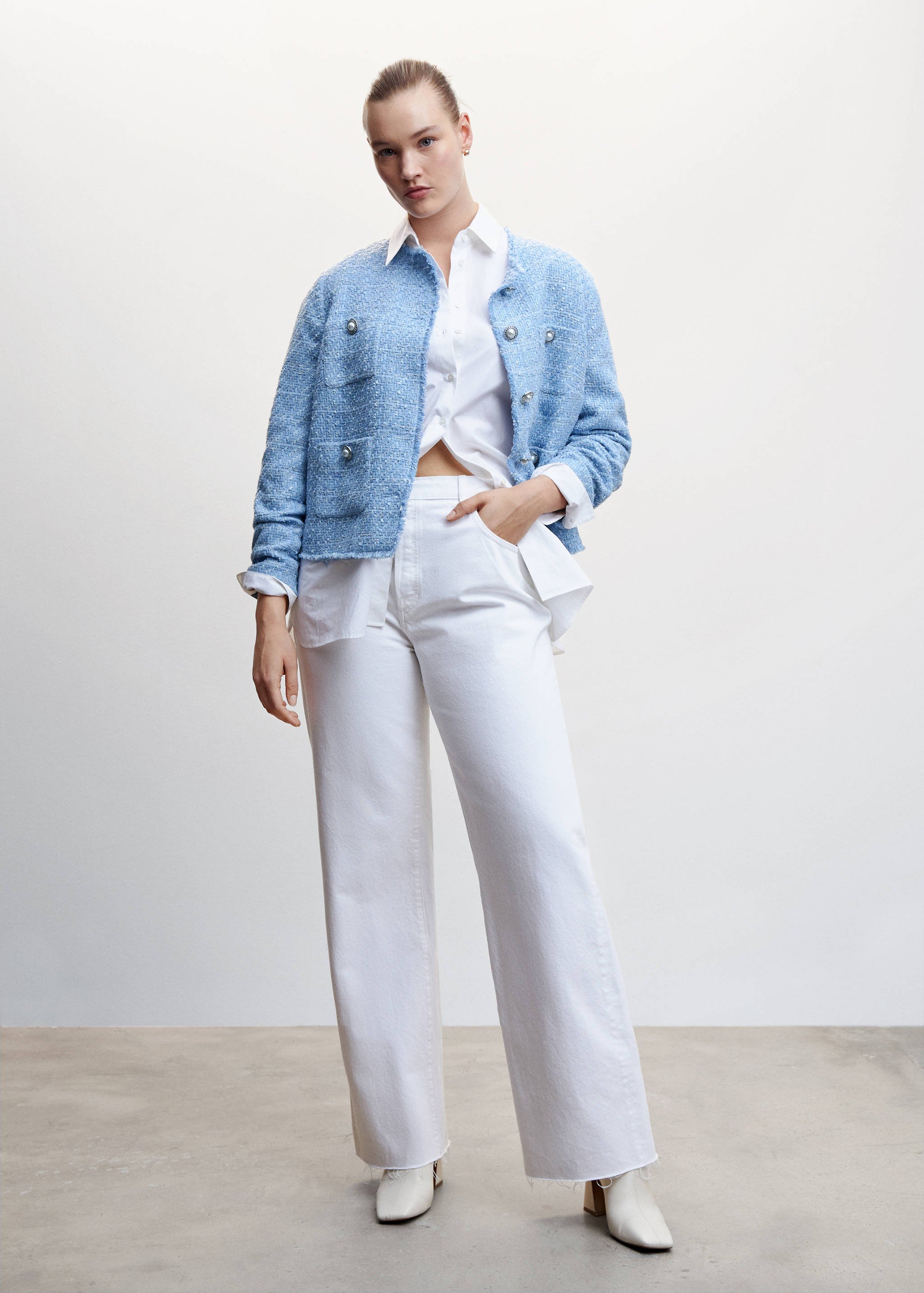 Tweed-Jacke mit Taschen - Detail des Artikels 3