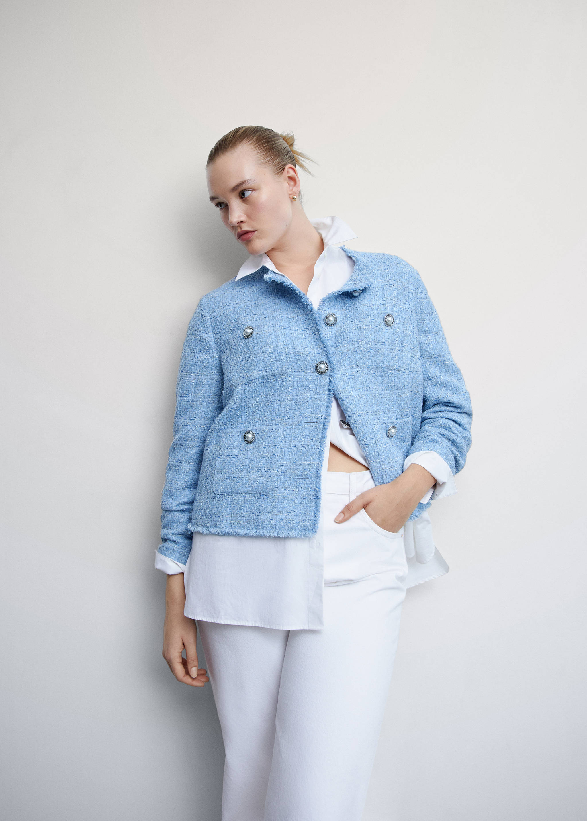 Tweed-Jacke mit Taschen - Detail des Artikels 5