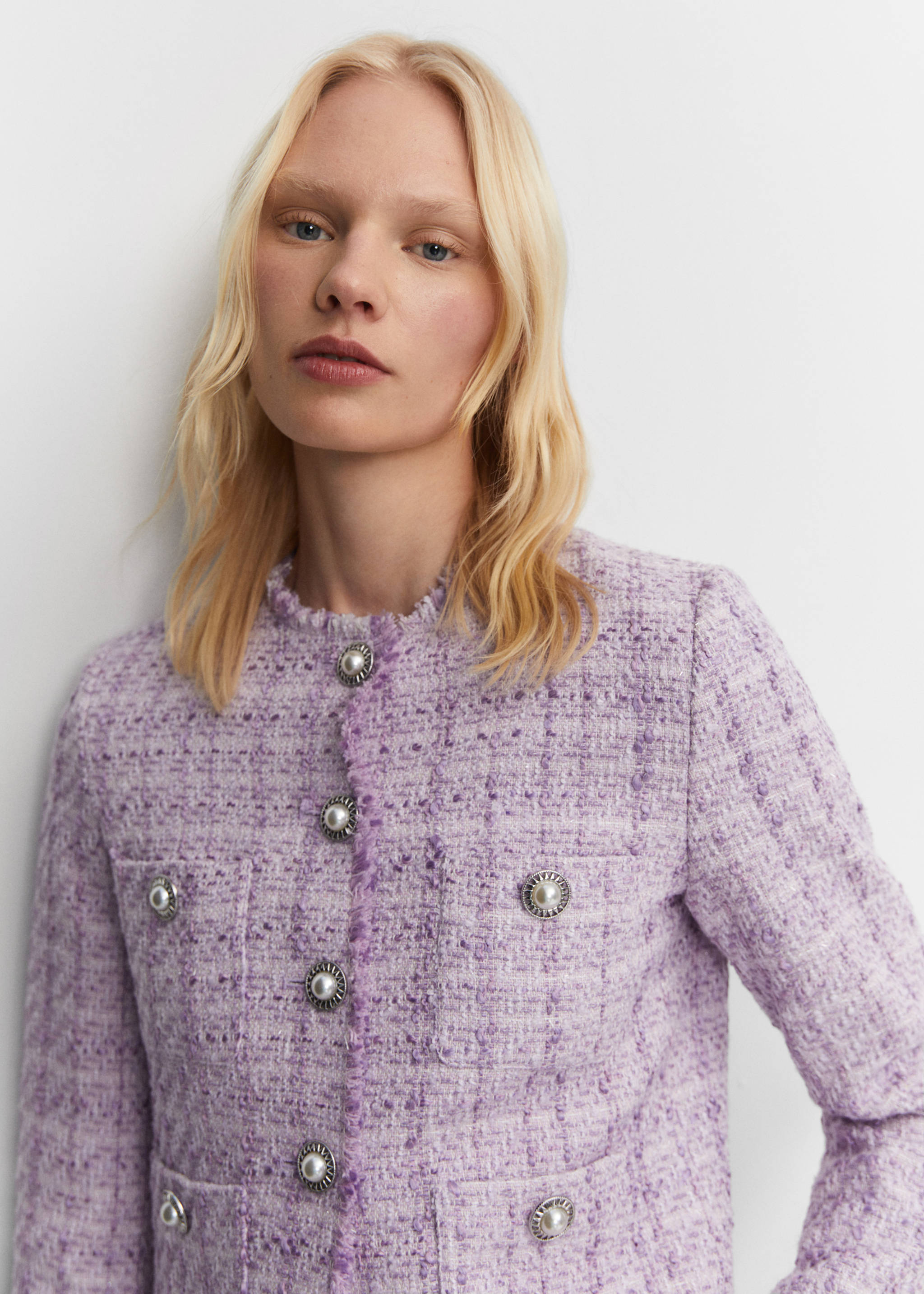 Tweed-Jacke mit Taschen - Detail des Artikels 1