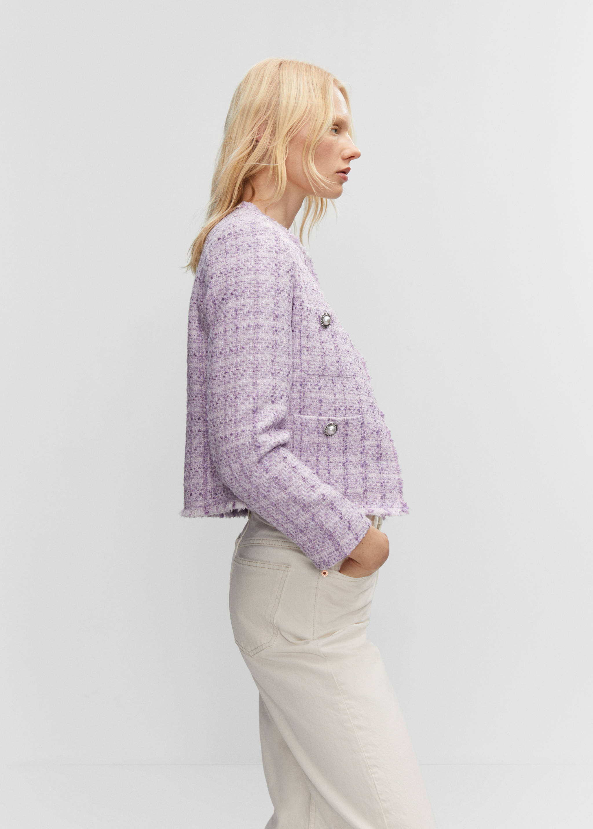 Tweed-Jacke mit Taschen - Detail des Artikels 2