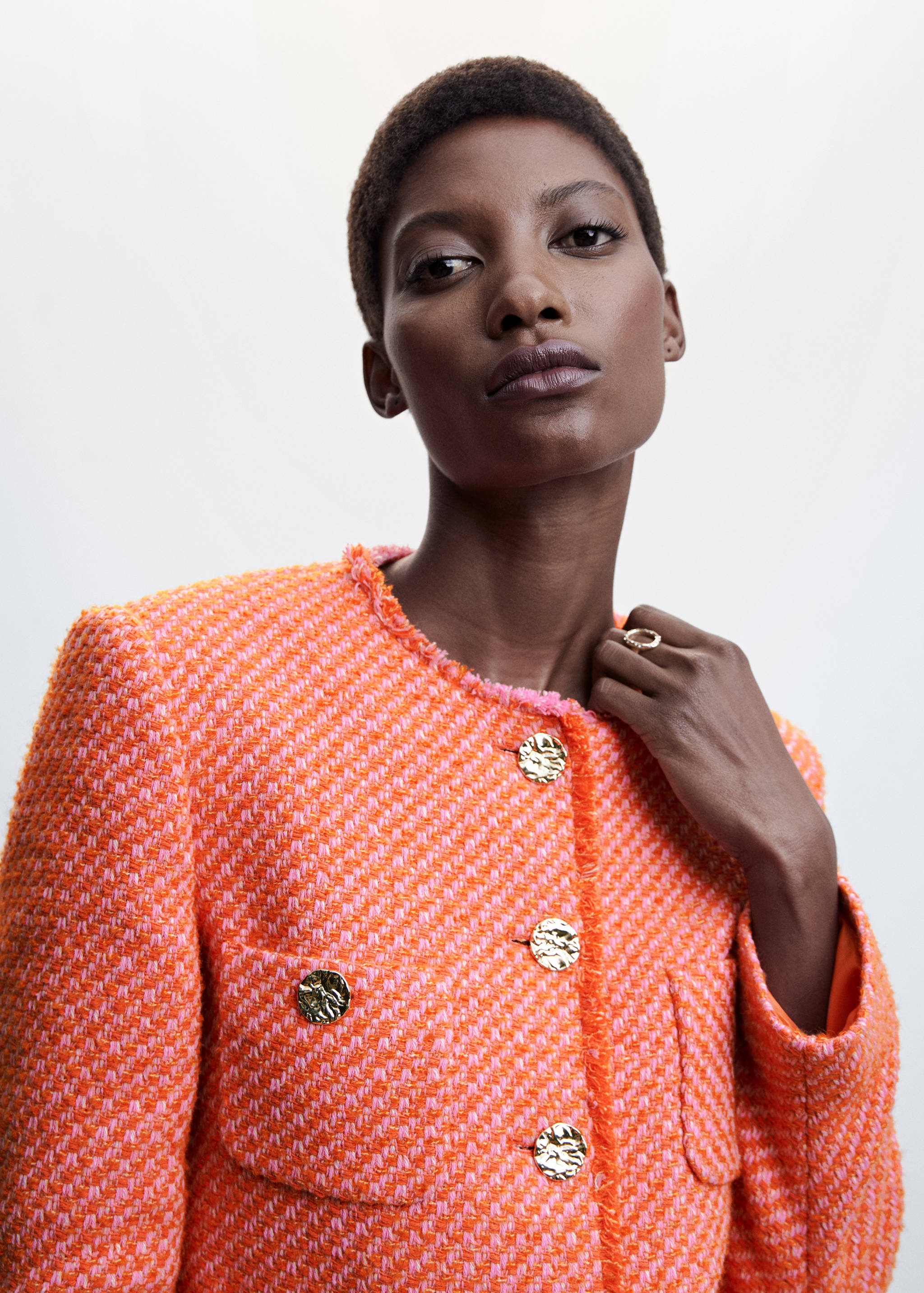 Tweed-Jacke mit Taschen - Detail des Artikels 1