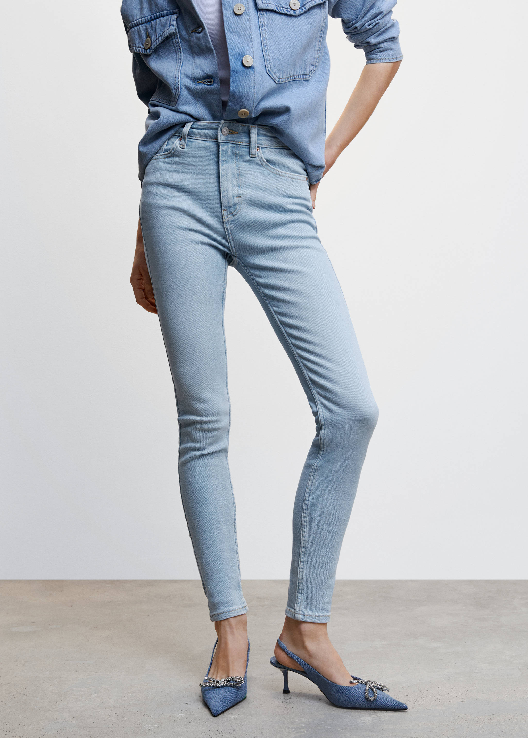 High-rise skinny jeans - Medium plane