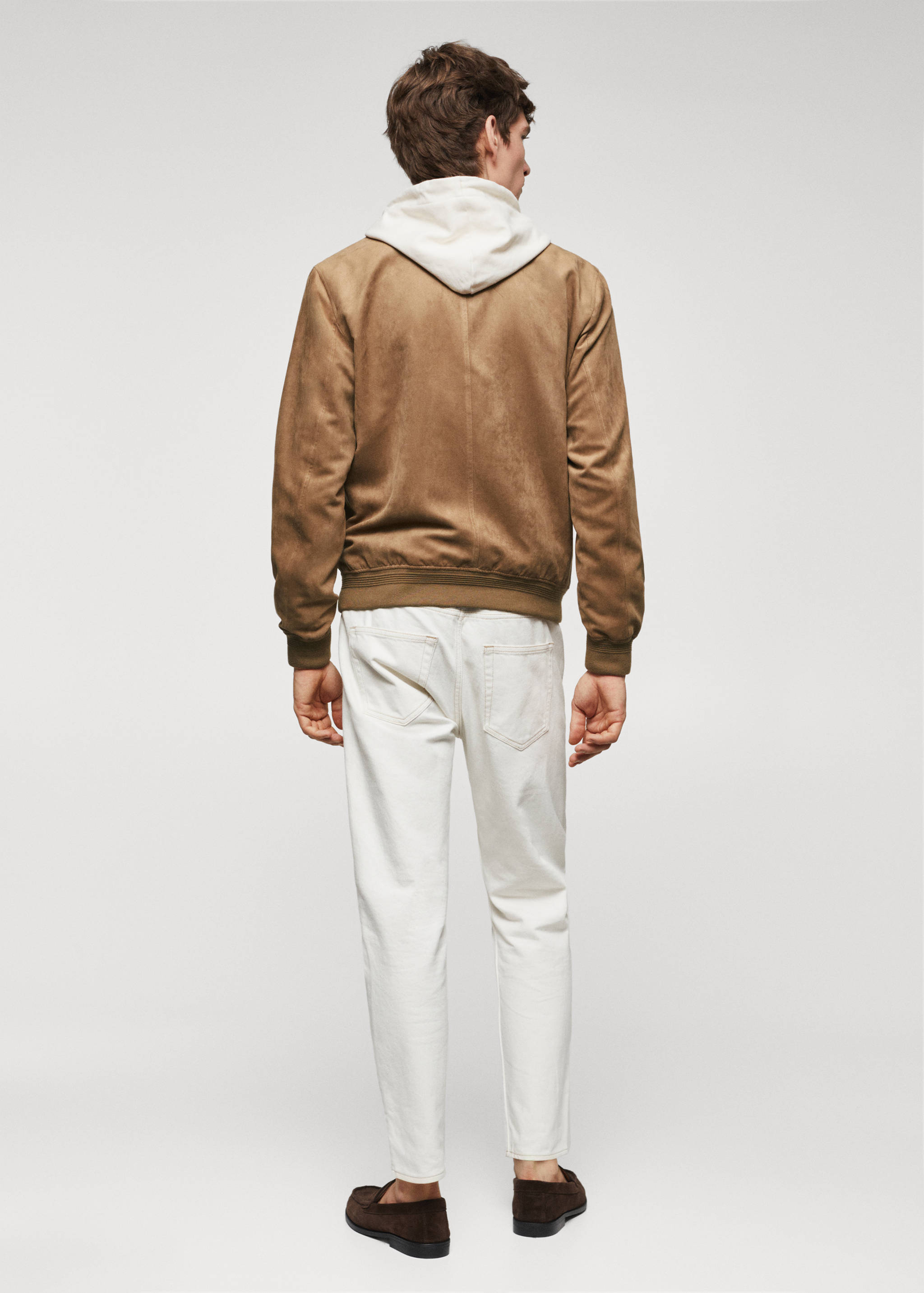 Caçadora bomber efecte pell girada - Revers de l'article