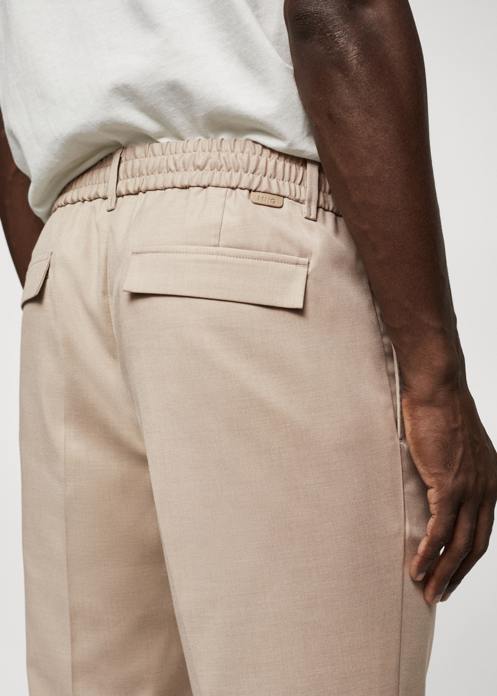 Slim Fit-Bundfaltenhose - Detail des Artikels 4