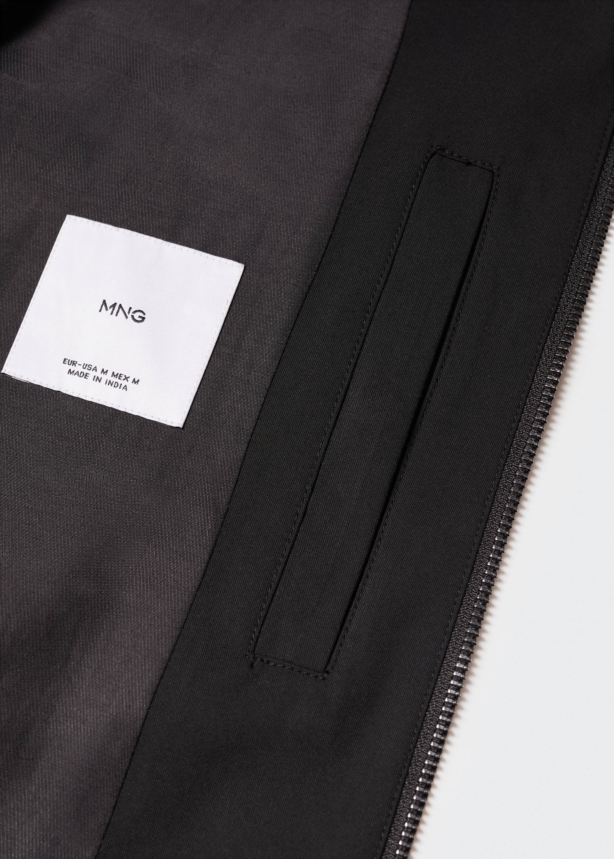 Technical fabric bomber jacket - Details of the article 8