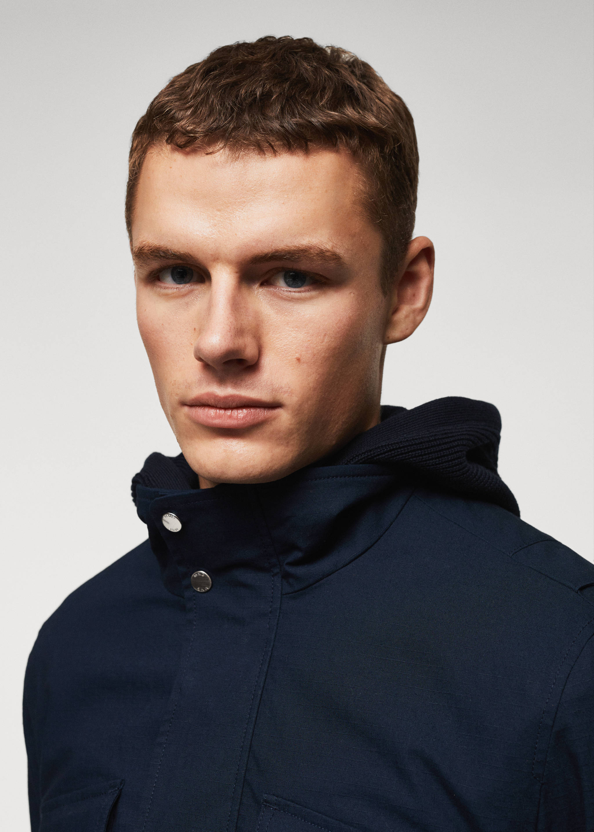 Pocket cotton jacket - Details of the article 1